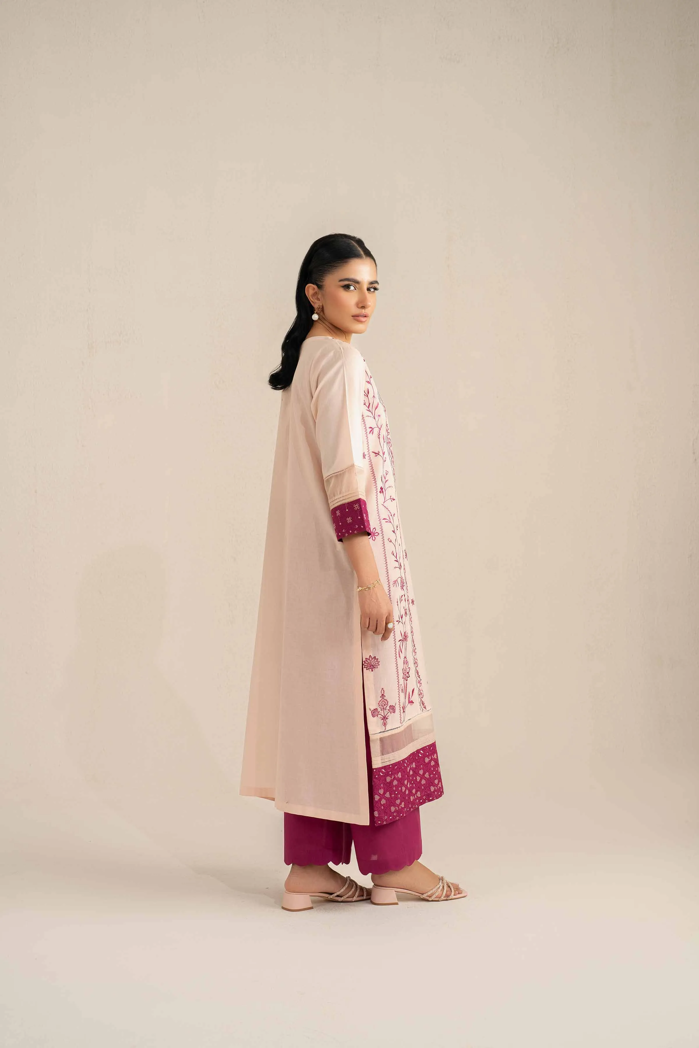 2 Piece - Embroidered Suit - KFS25-35