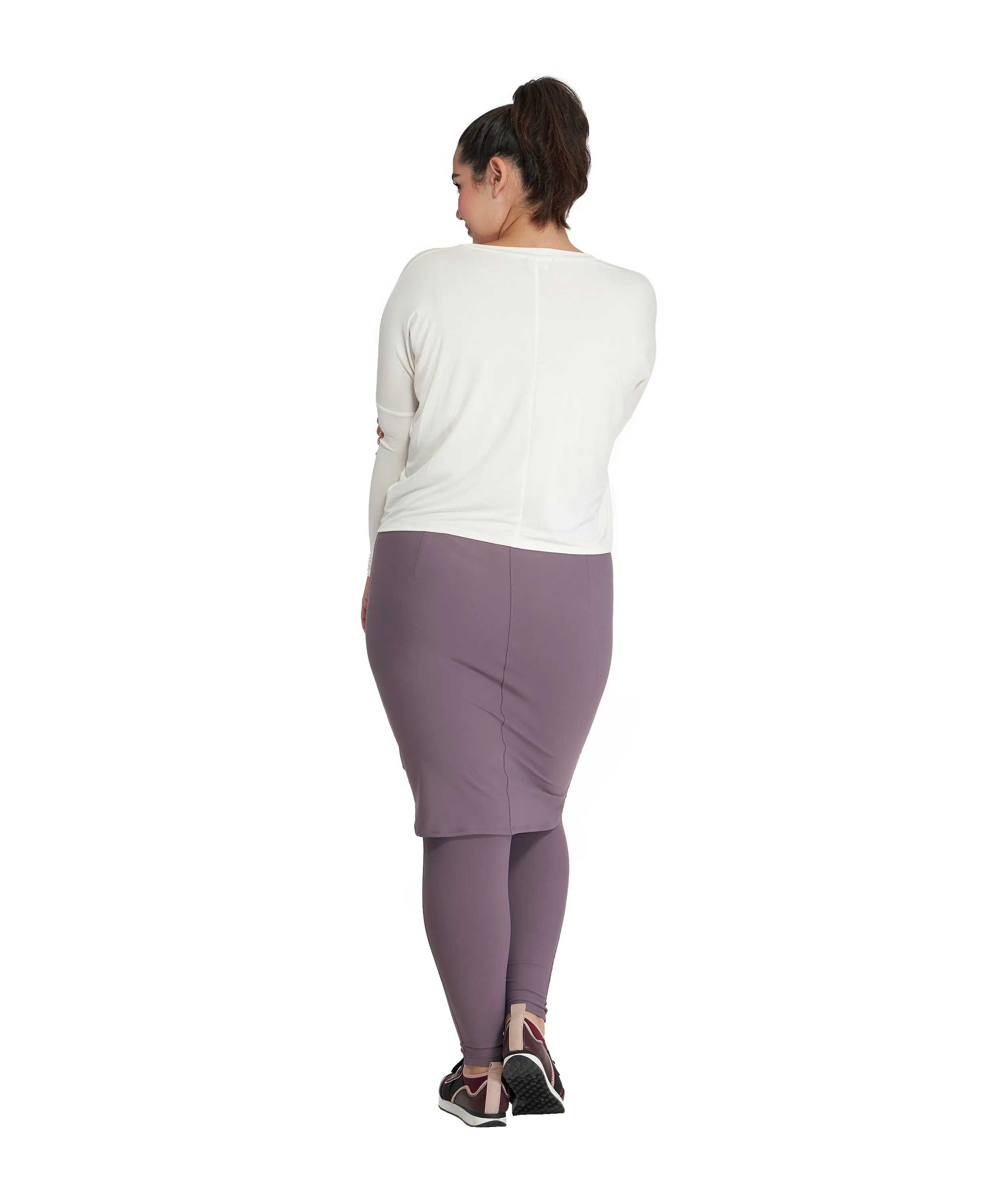 Activewear Pencil Skirt Attached to Leggings, Colors
