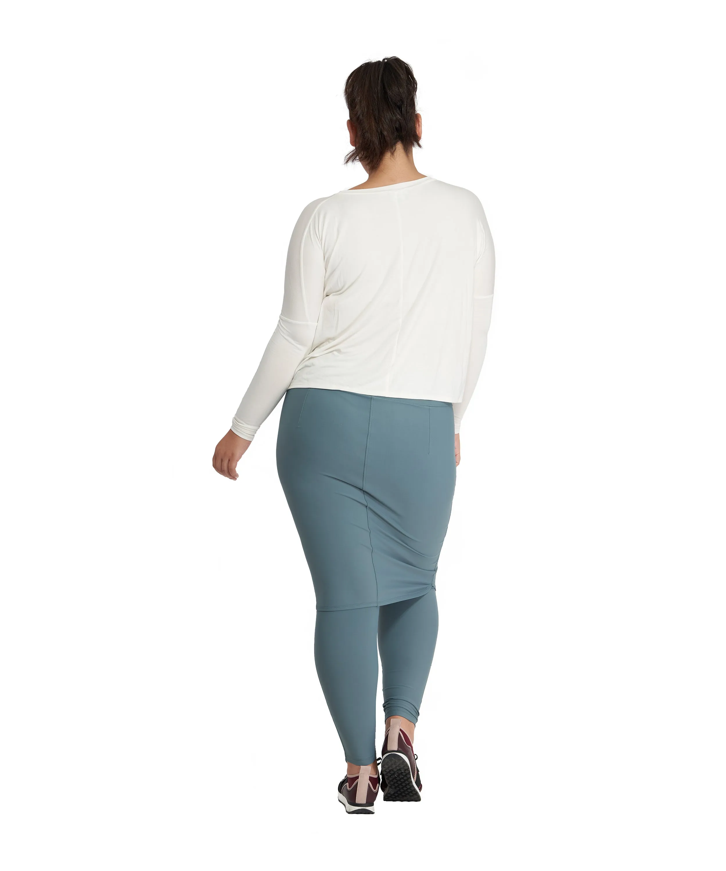 Activewear Pencil Skirt Attached to Leggings, Colors