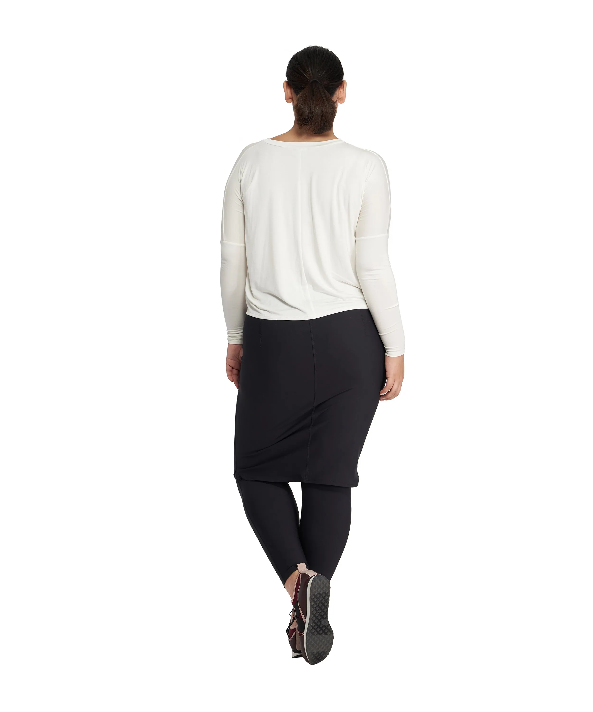 Activewear Pencil Skirt Attached to Leggings, Colors