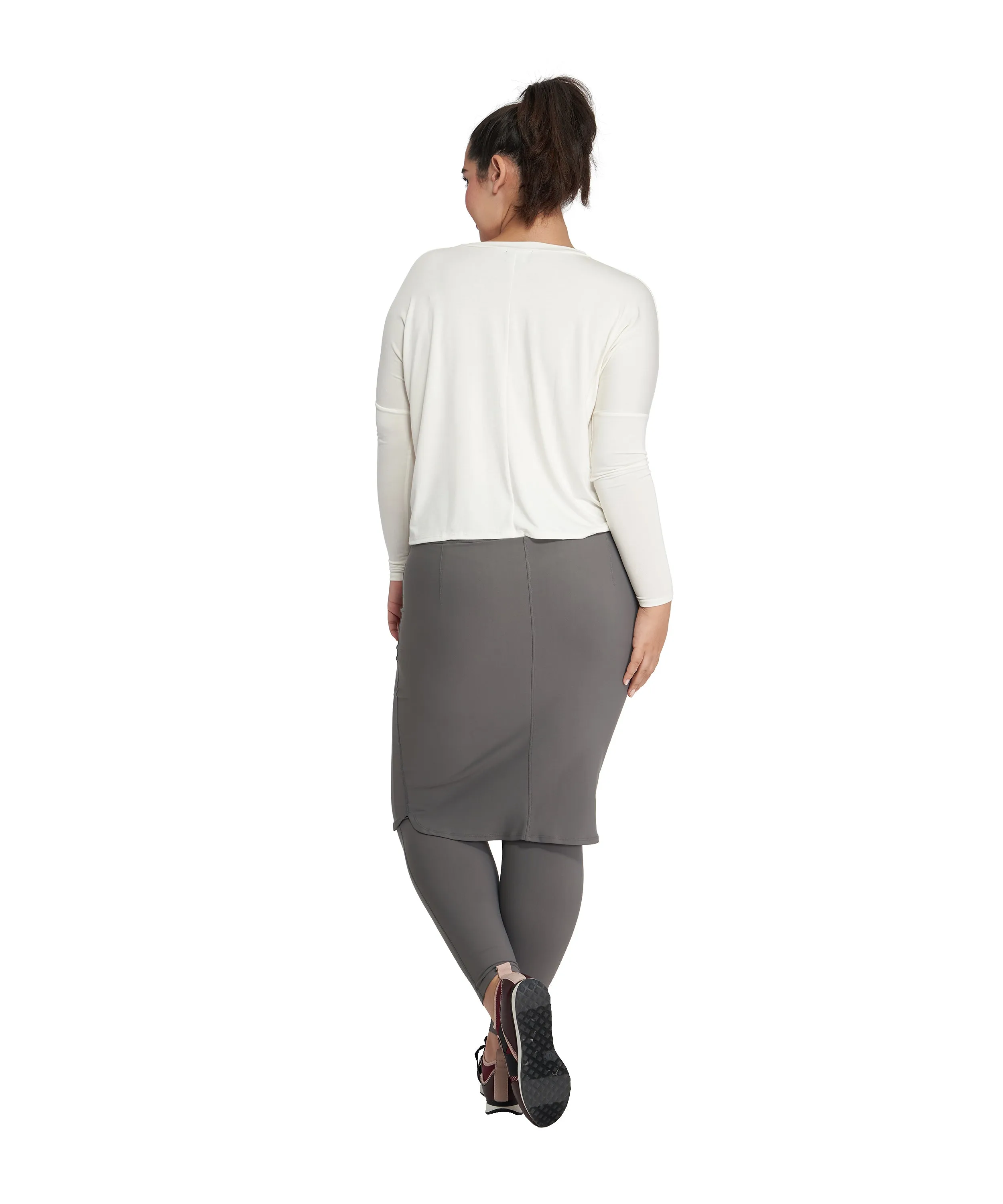 Activewear Pencil Skirt Attached to Leggings, Colors