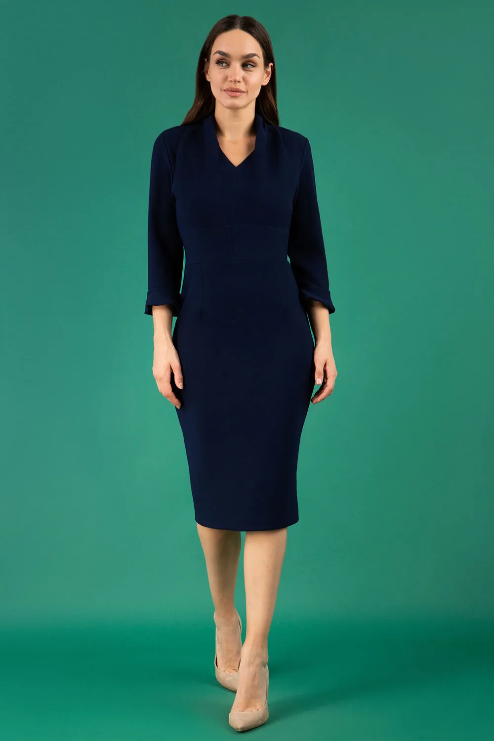 Adriana Pencil-Skirt Dress