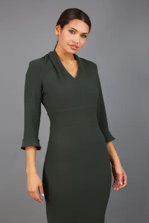 Adriana Pencil-Skirt Dress