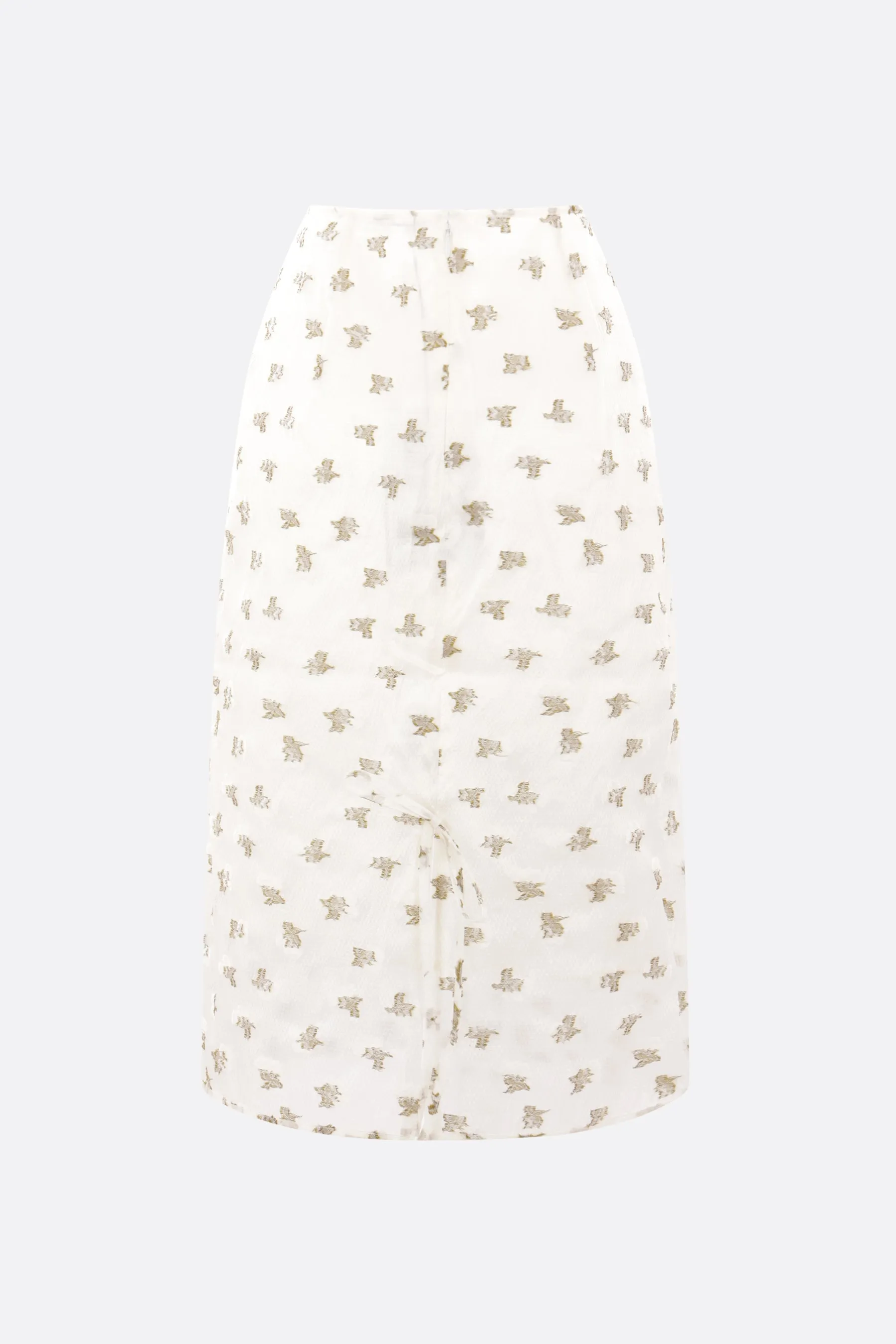 Allegra pencil skirt in kado fil-coupé