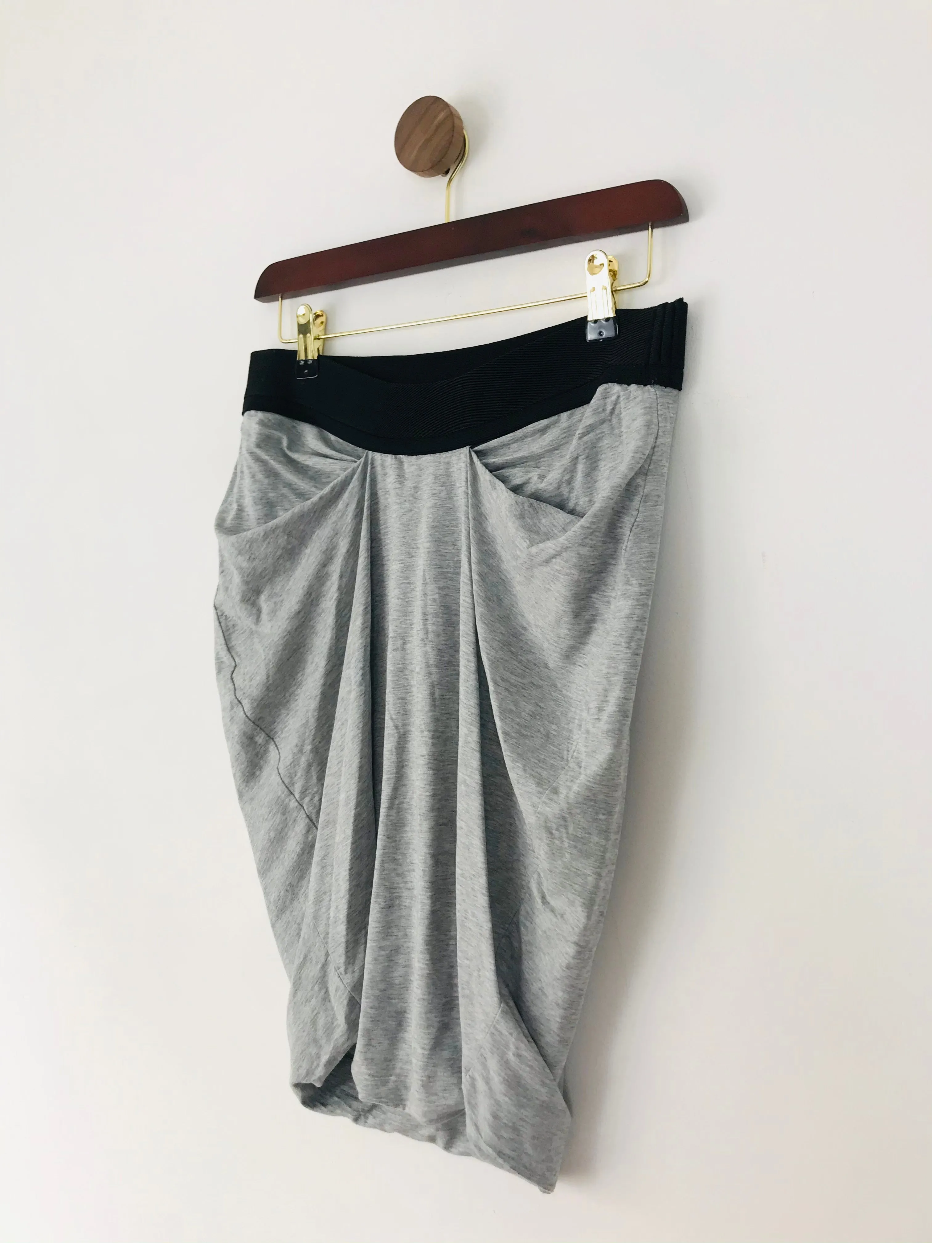 AllSaints Women’s Draped Pencil Skirt | UK10 | Grey