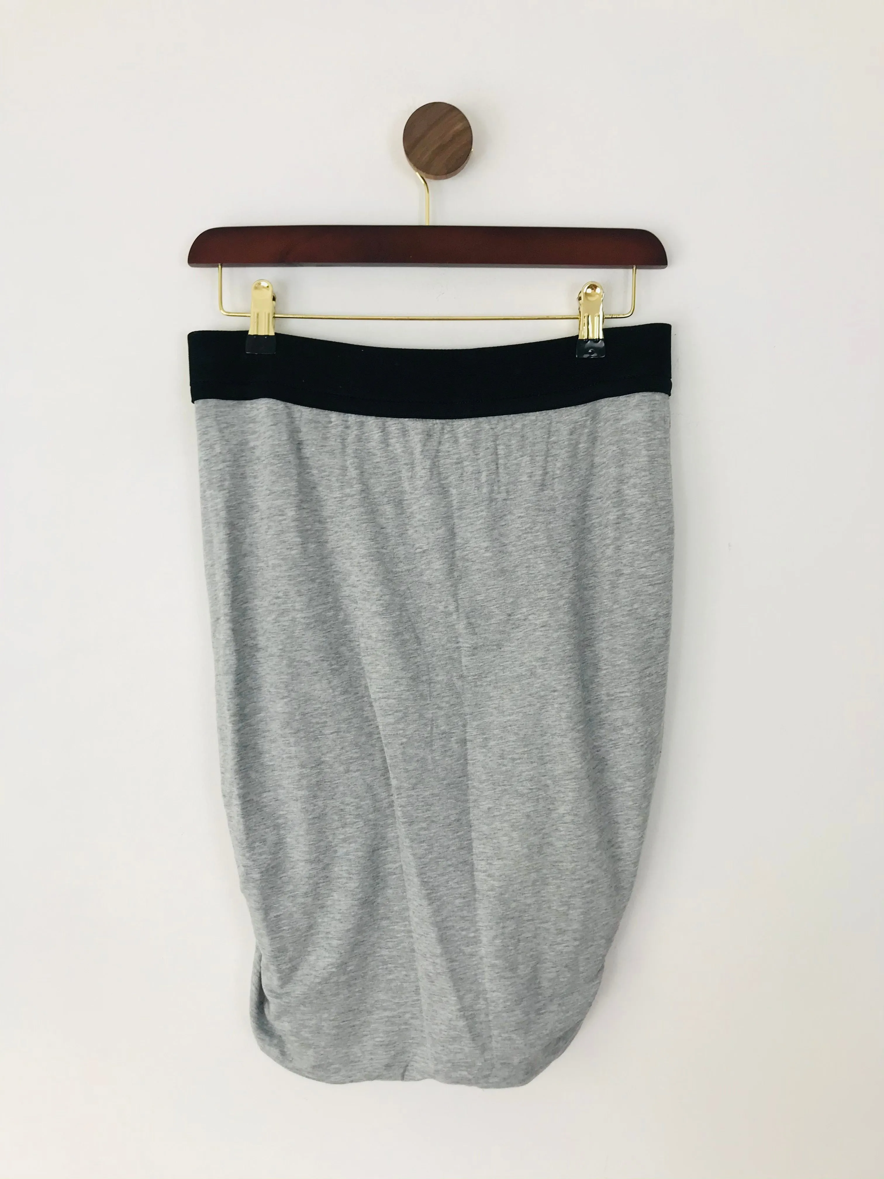 AllSaints Women’s Draped Pencil Skirt | UK10 | Grey