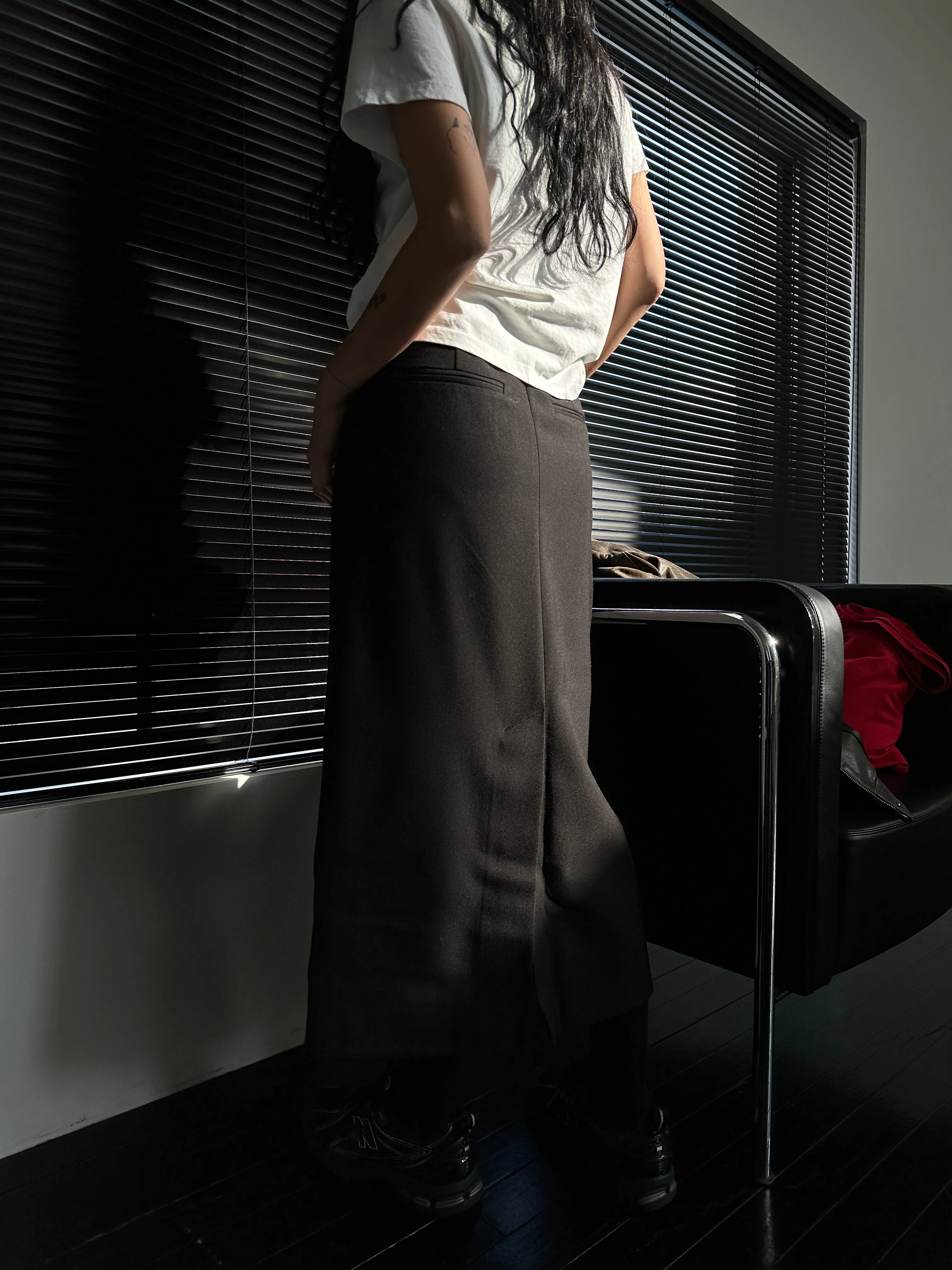 Asymmetric Pencil Skirt