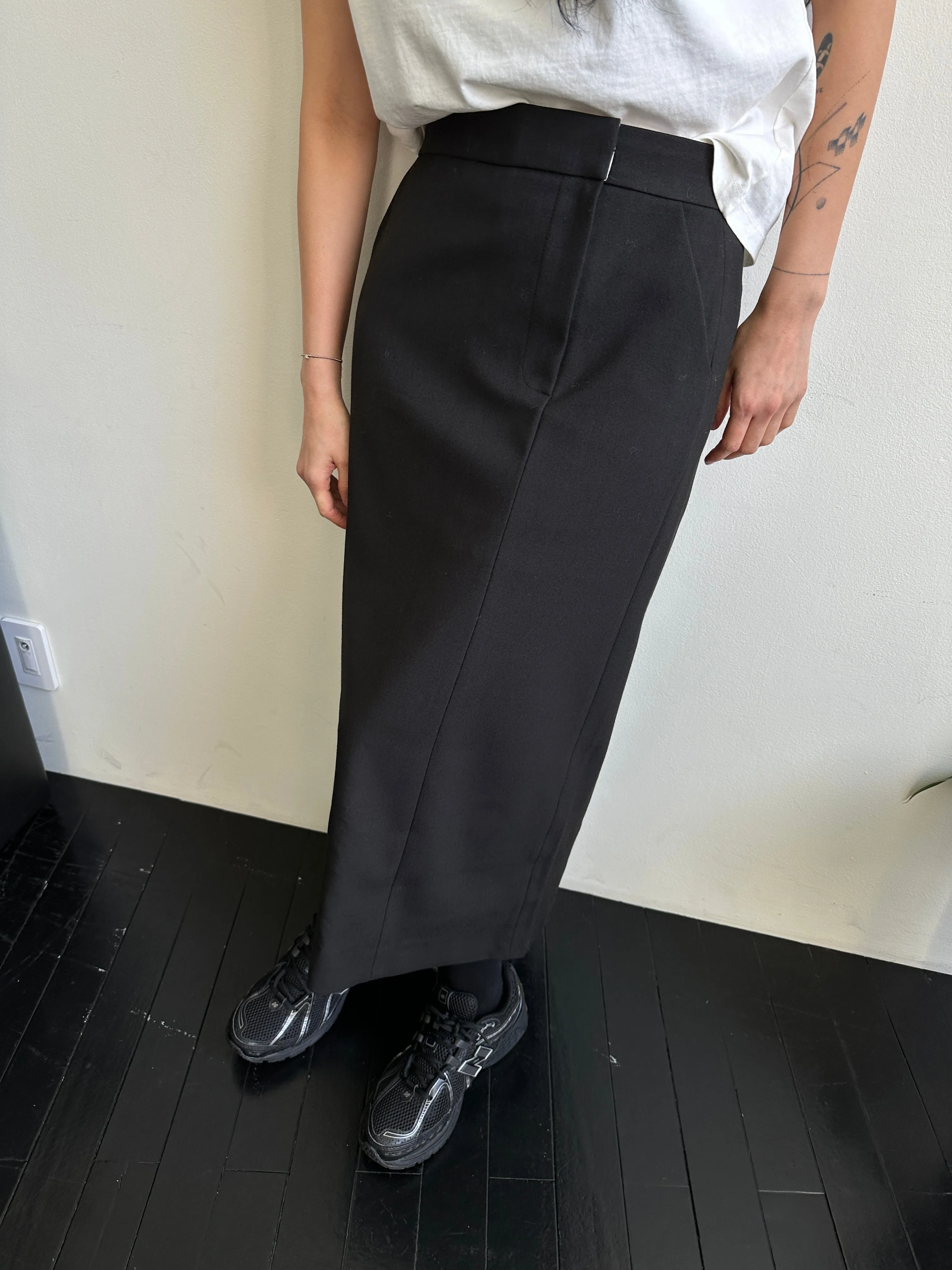 Asymmetric Pencil Skirt