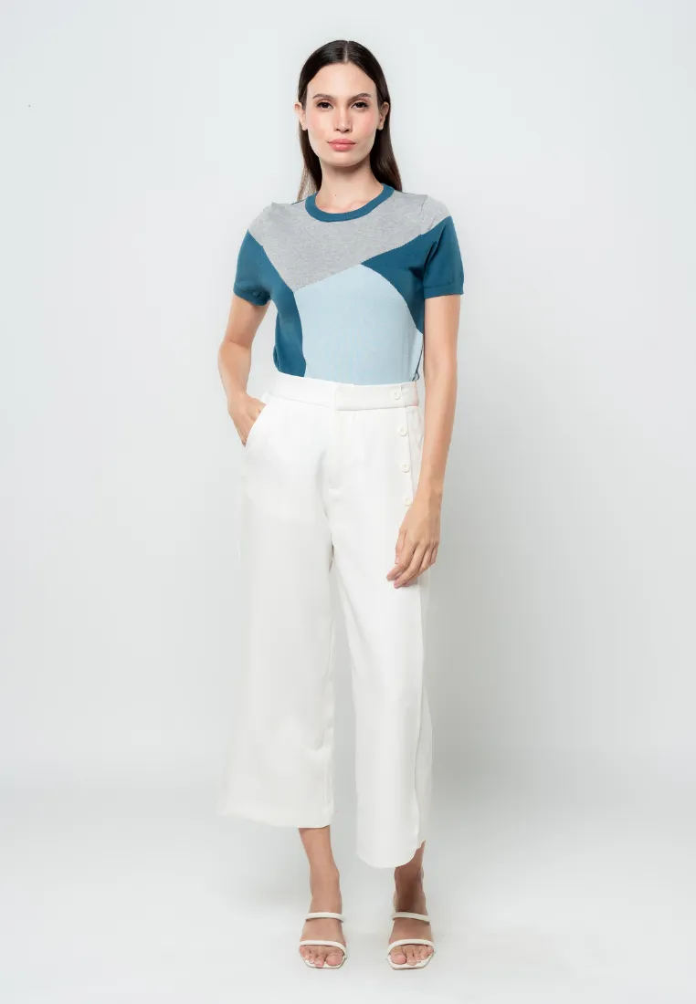 Azure Wide Leg Culottes
