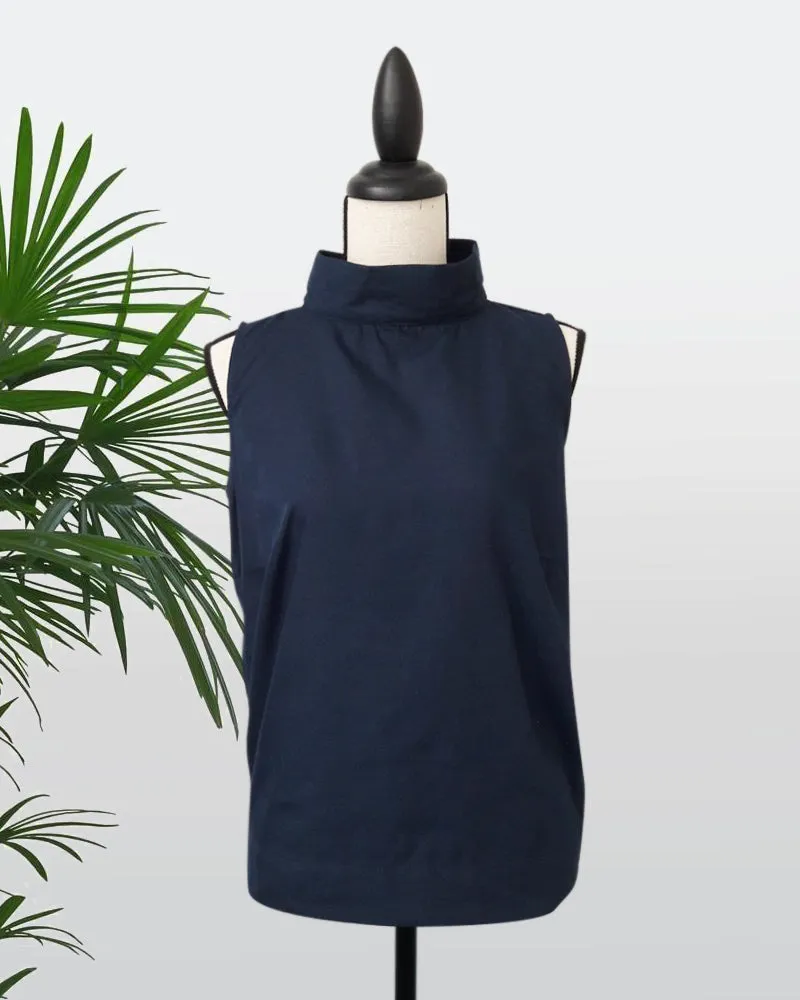Bevan Sleeveless Cotton Top