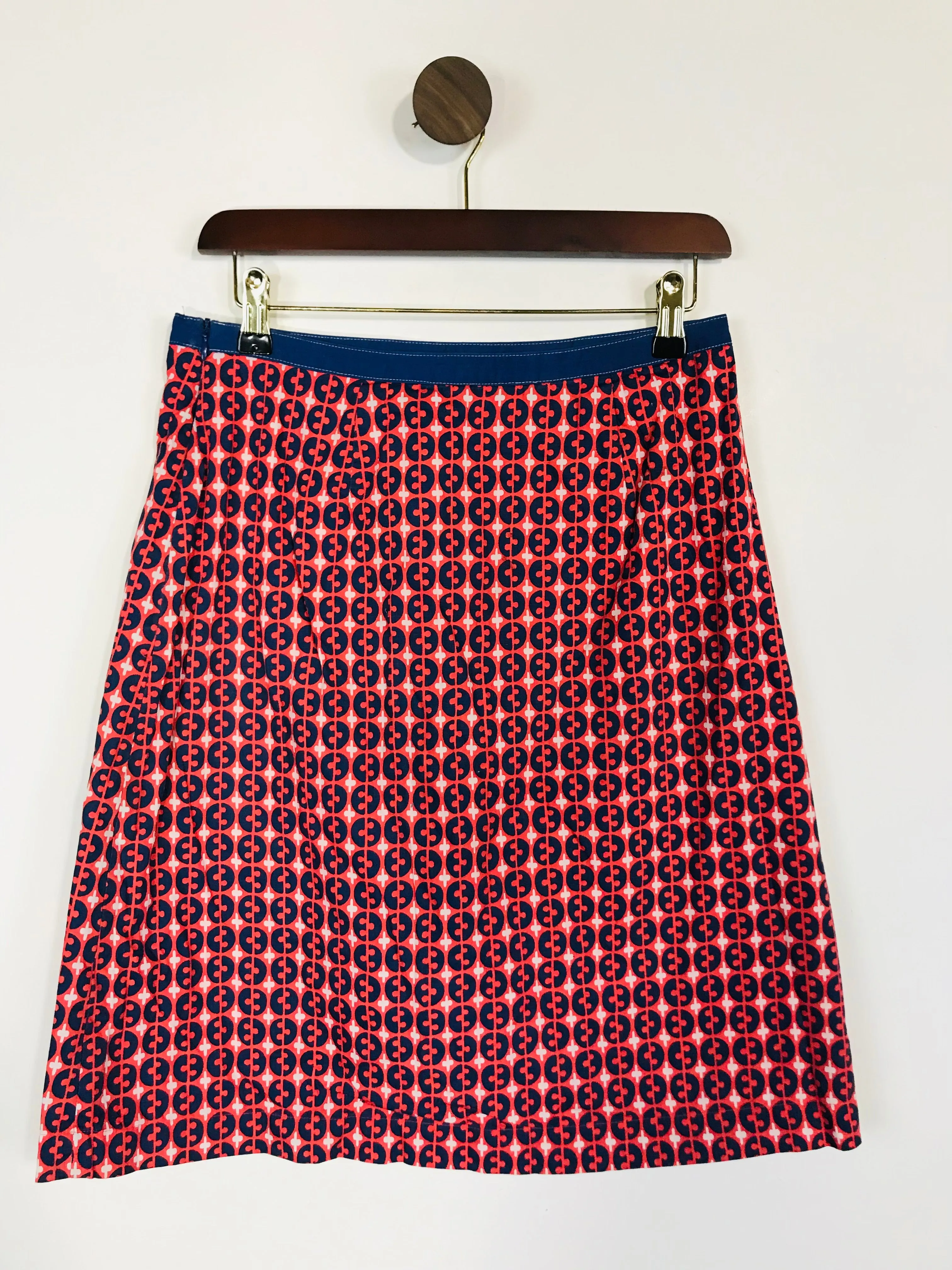 Boden Women's Patterned Pencil Skirt | UK10 | Orange