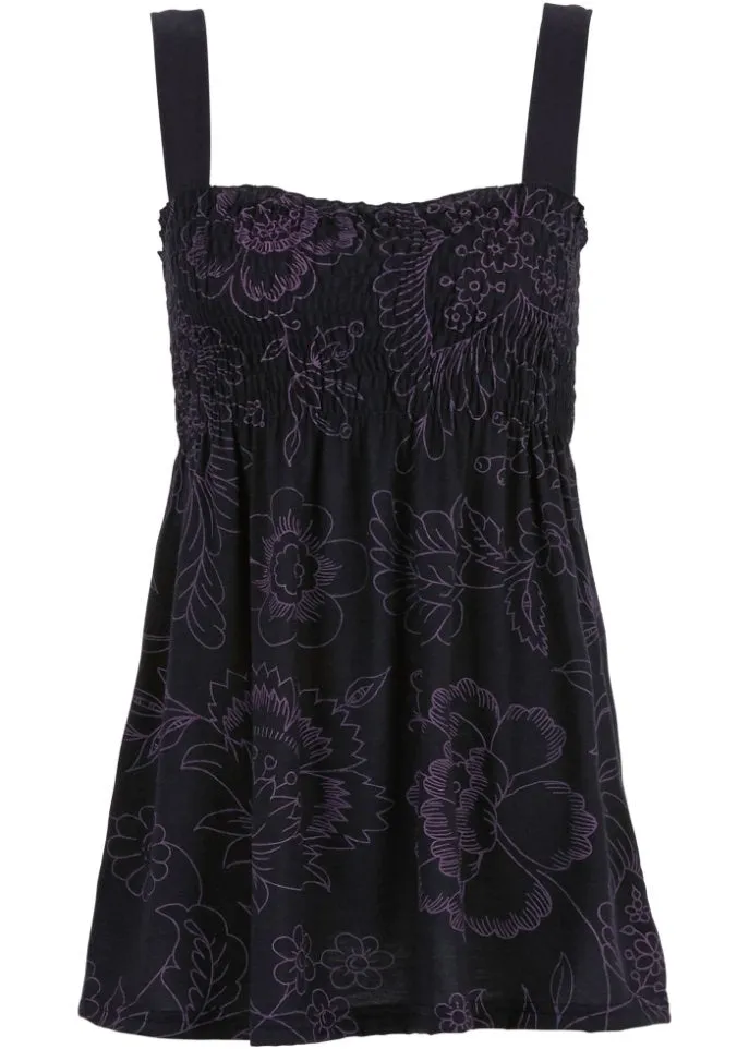 Bodyflirt tunic top, black