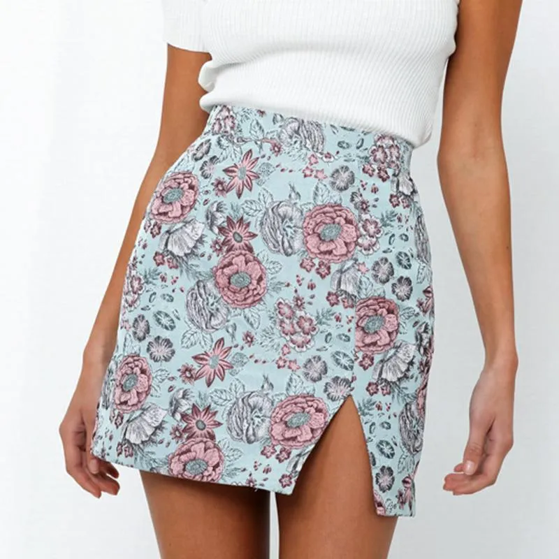 Boho Mini Pencil Skirt