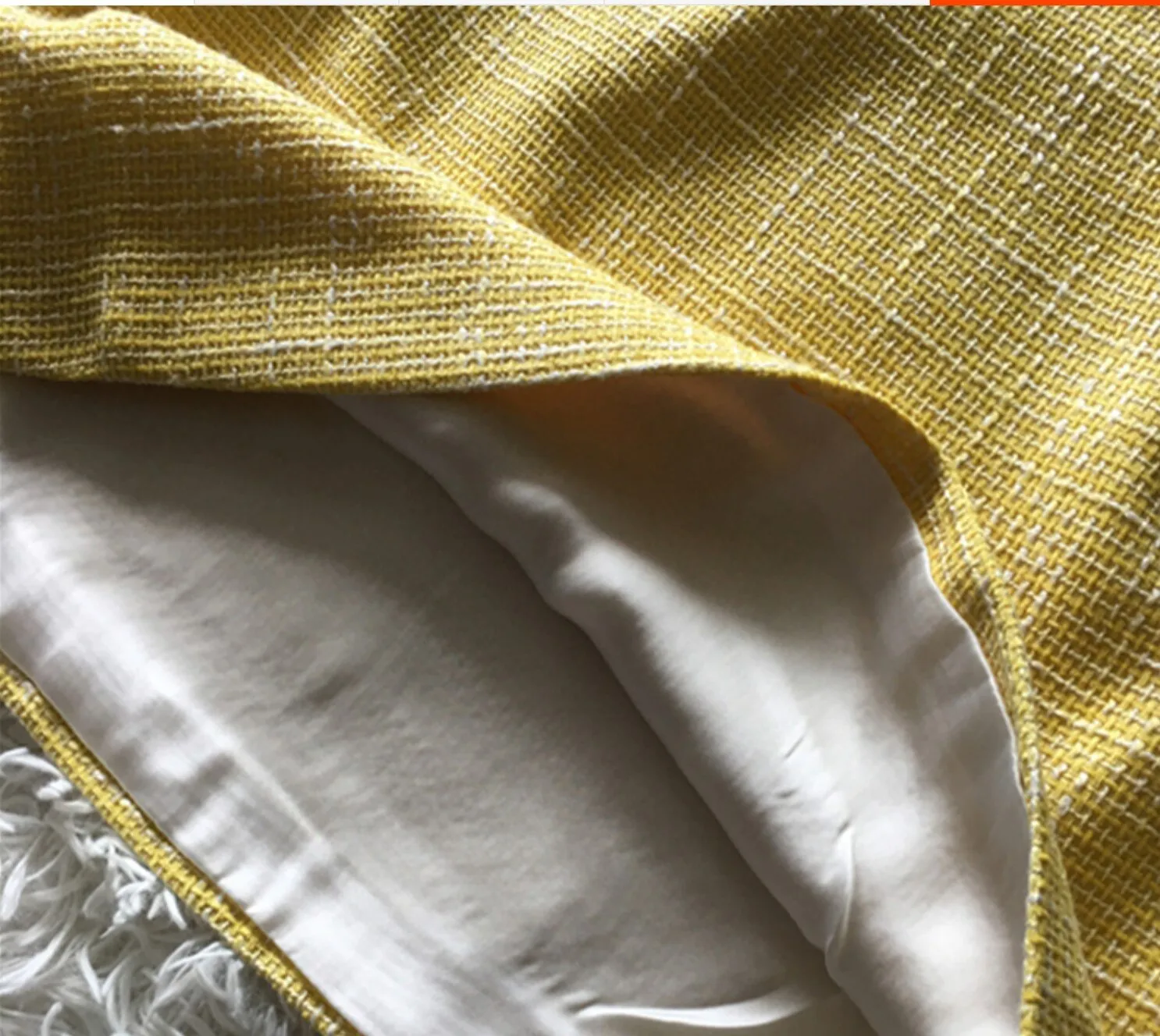 Bright Yellow Contrast Braid Dress Uniform