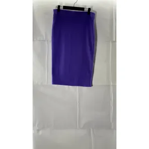 BUSSEM Women's Purple Ribbed Knit Pull-On Straight-Pencil Skirt SZ 38(USM)