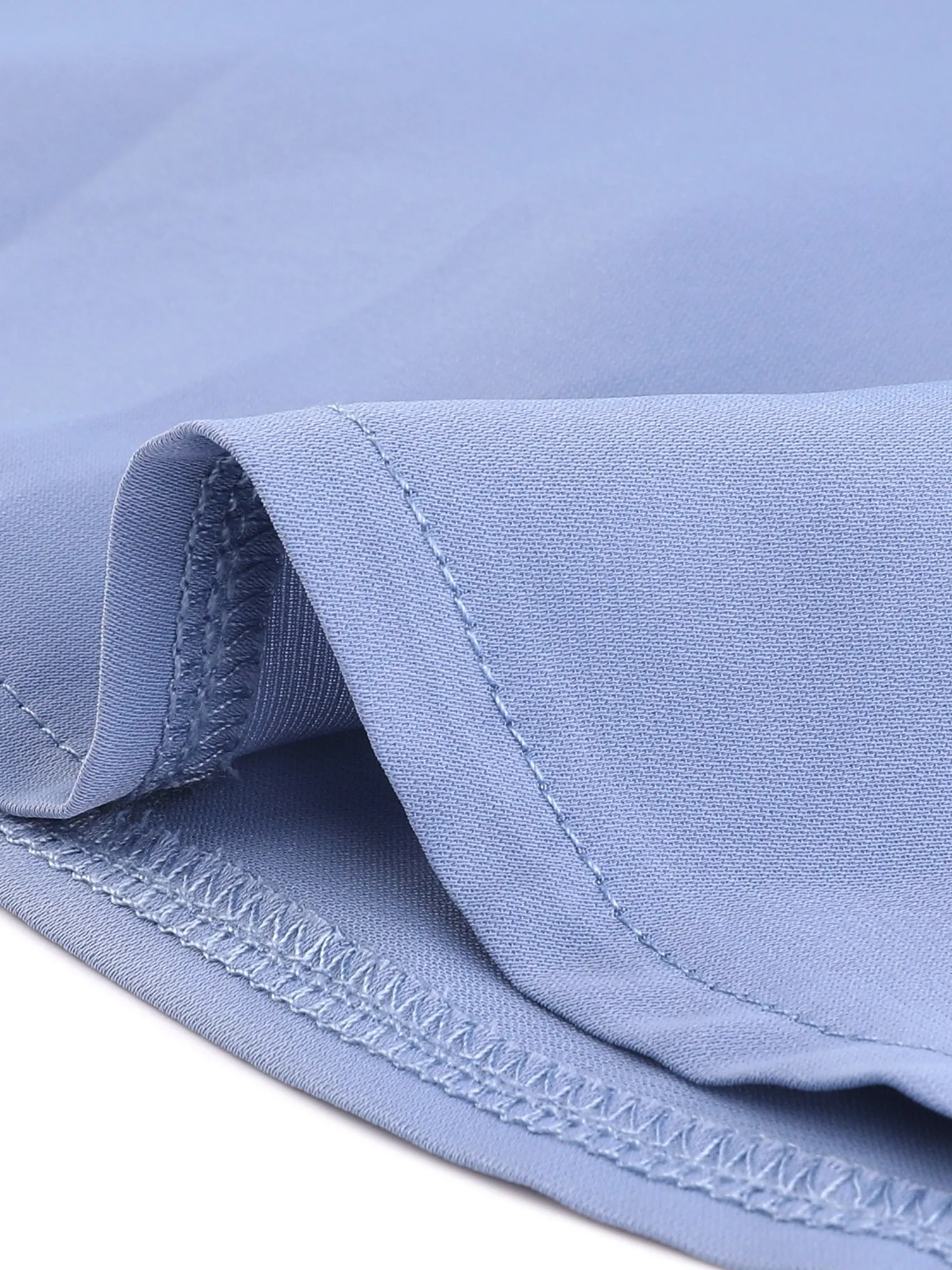 Contrast Collar Shirt Chiffon Long Sleeve Work Office Blouse