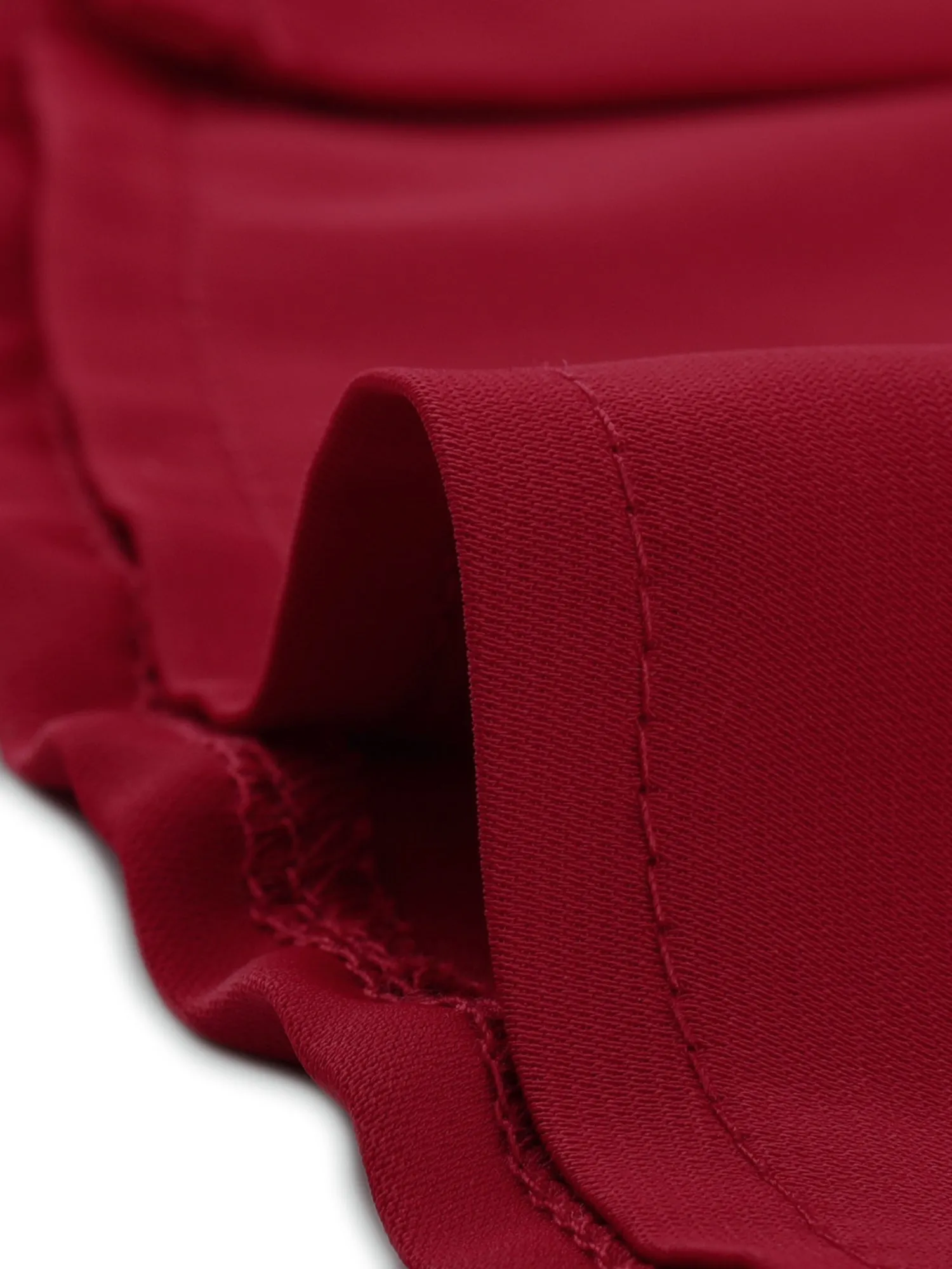Contrast Collar Shirt Chiffon Long Sleeve Work Office Blouse