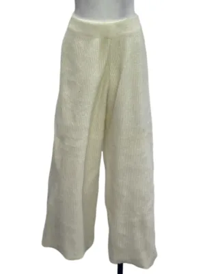 Cream Knitted Pants