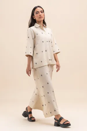 EMBROIDERED COORD SET