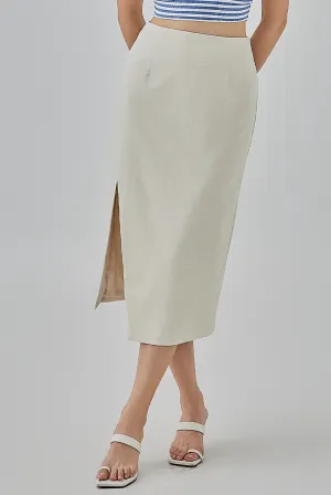 Emi Pencil Slit Skirt