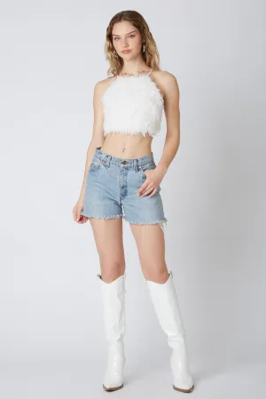Feather Halter Top