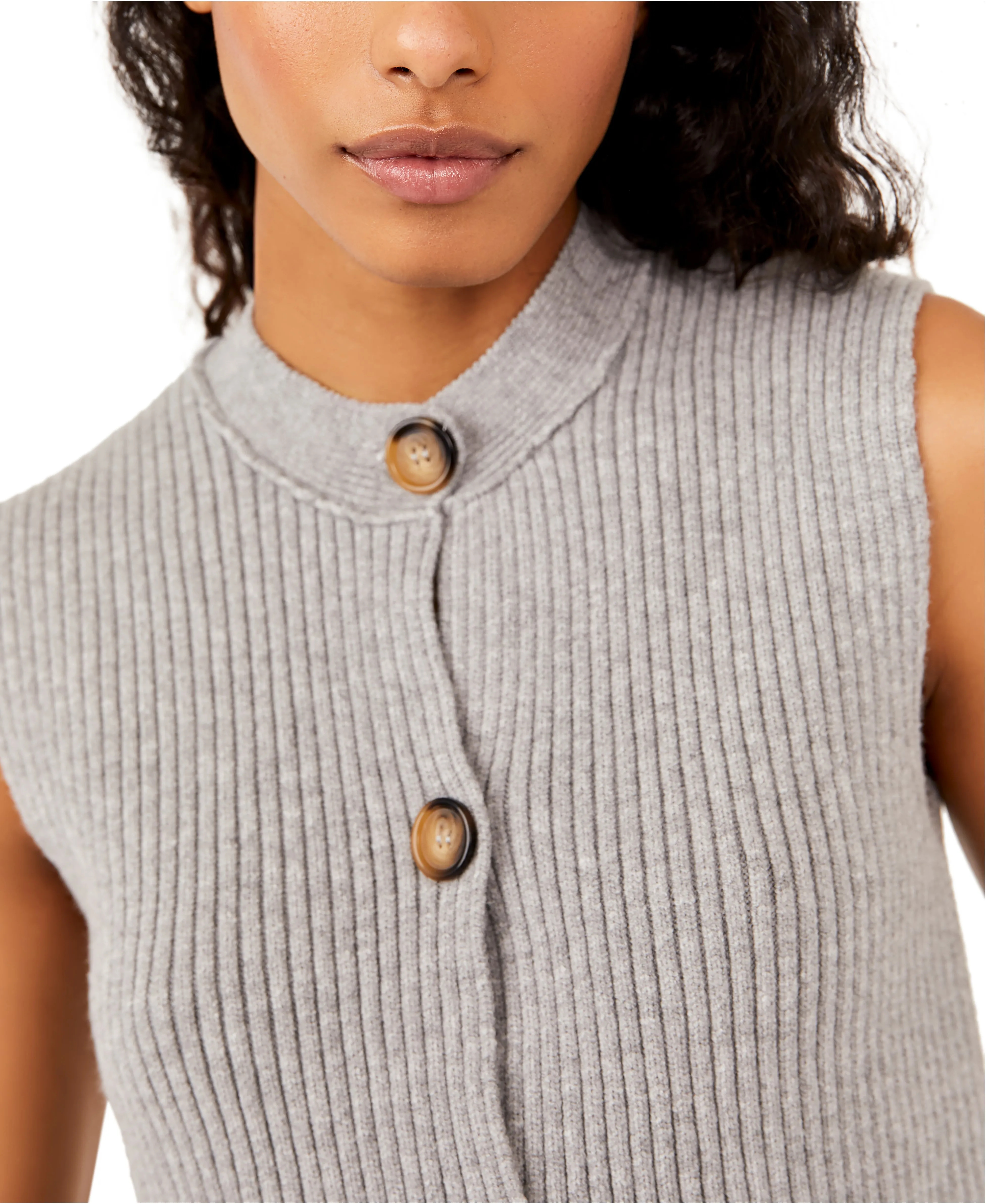 Free People Naiome Micro Vest