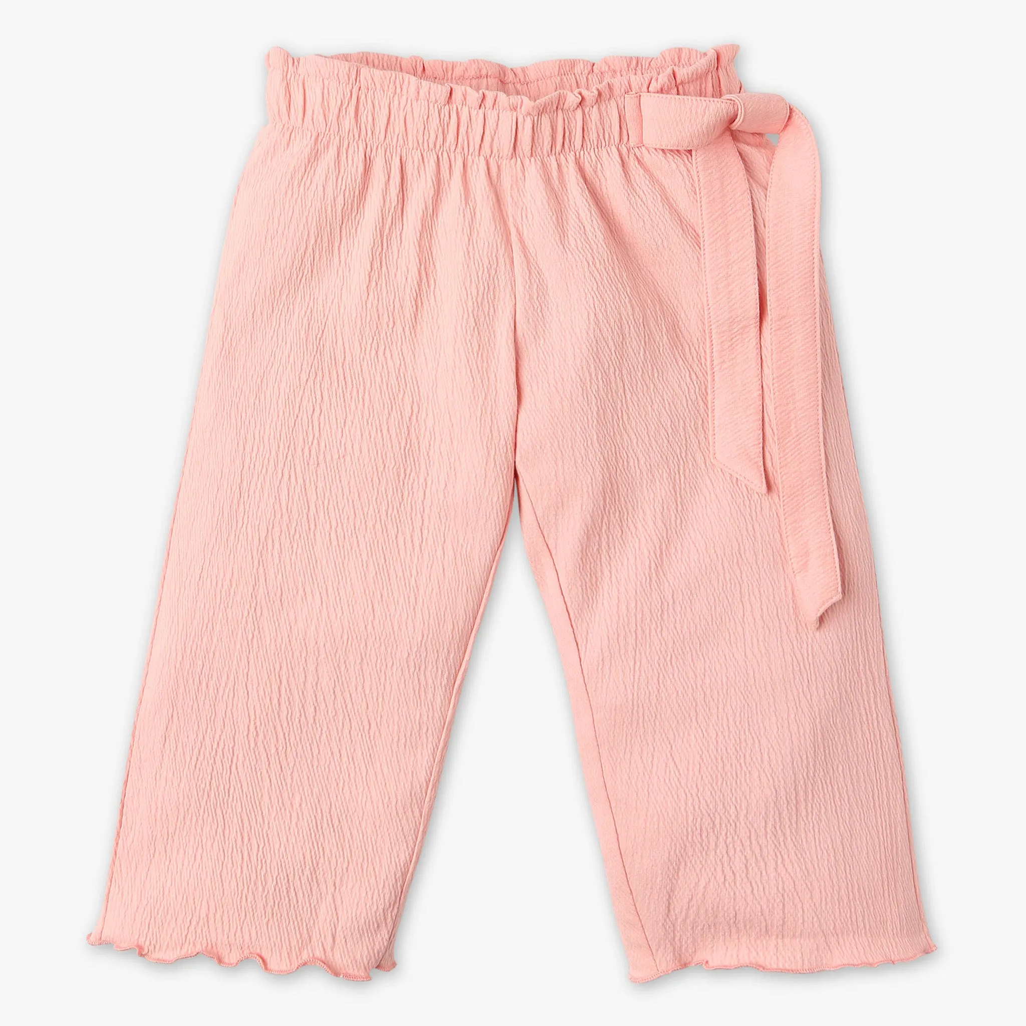 Girls Solid Mid Rise Culottes