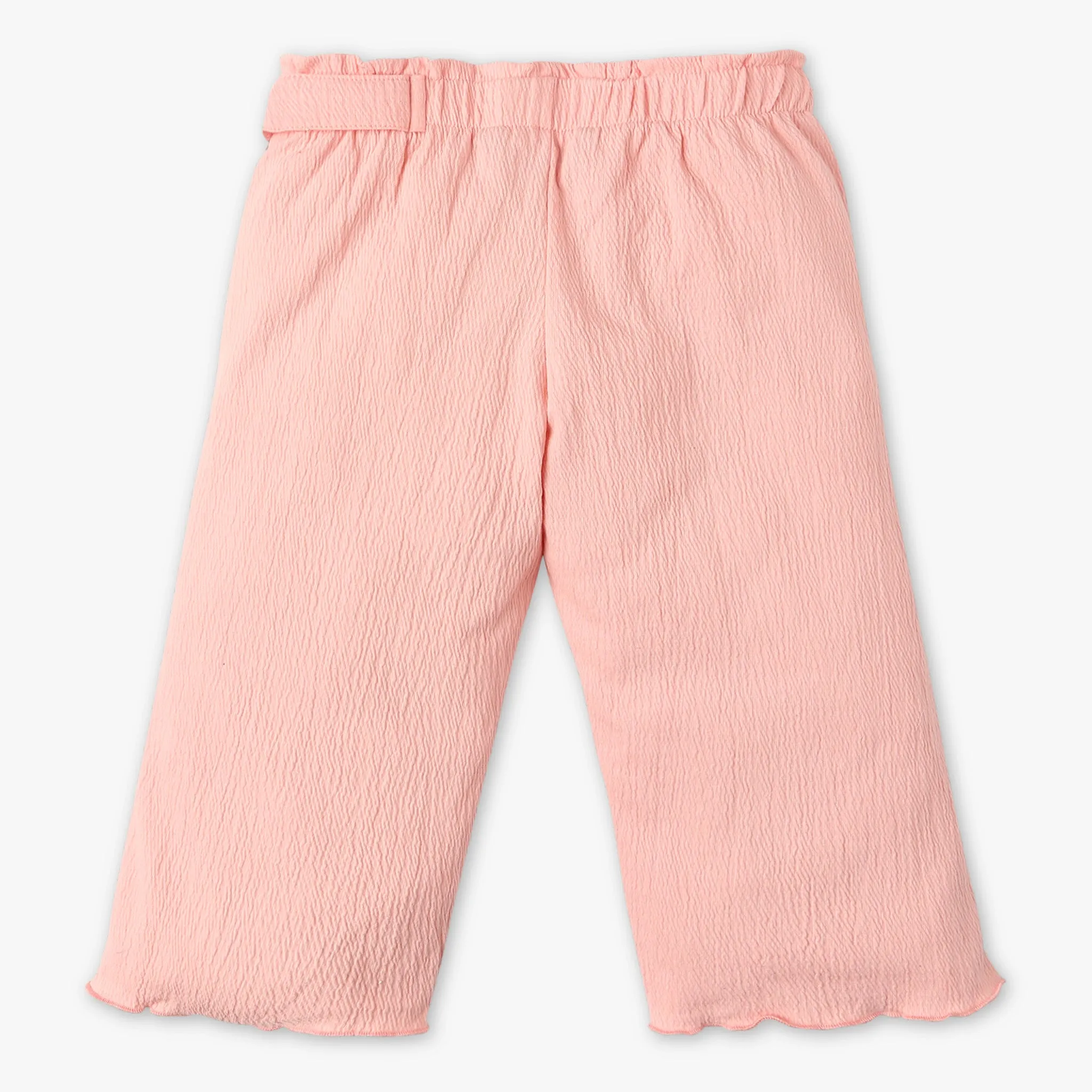 Girls Solid Mid Rise Culottes