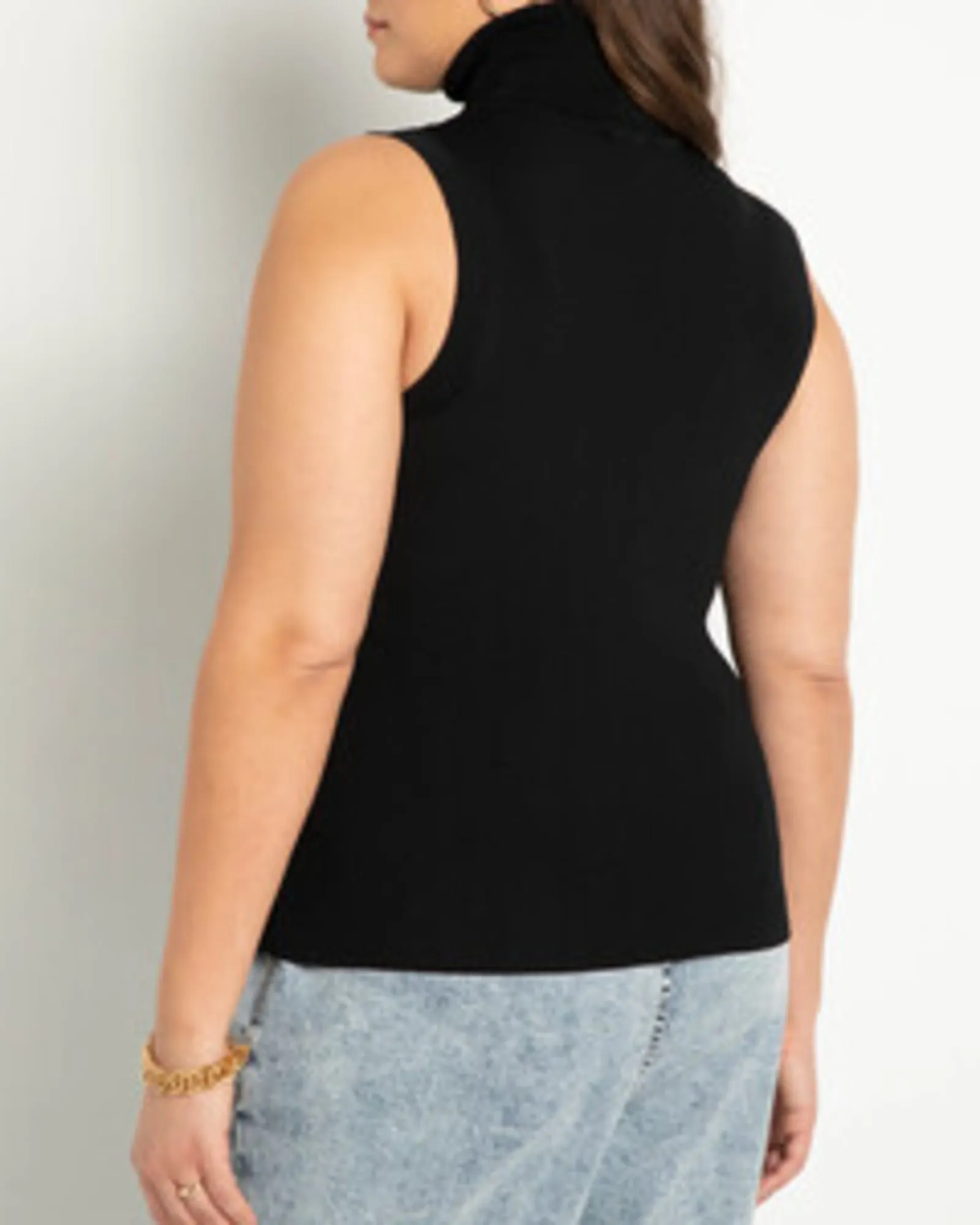 Iris Turtleneck Layering Sweater | Totally Black