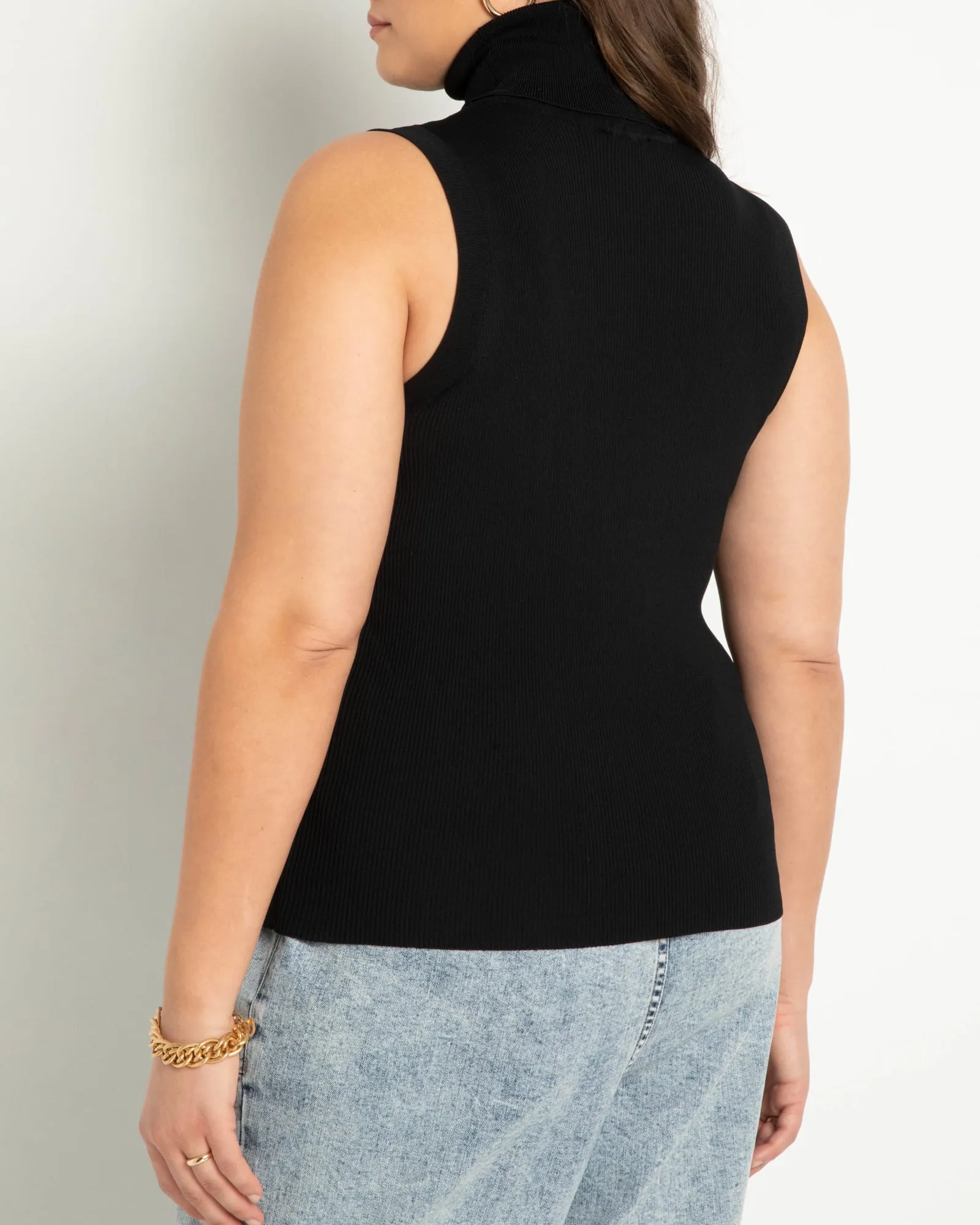 Iris Turtleneck Layering Sweater | Totally Black