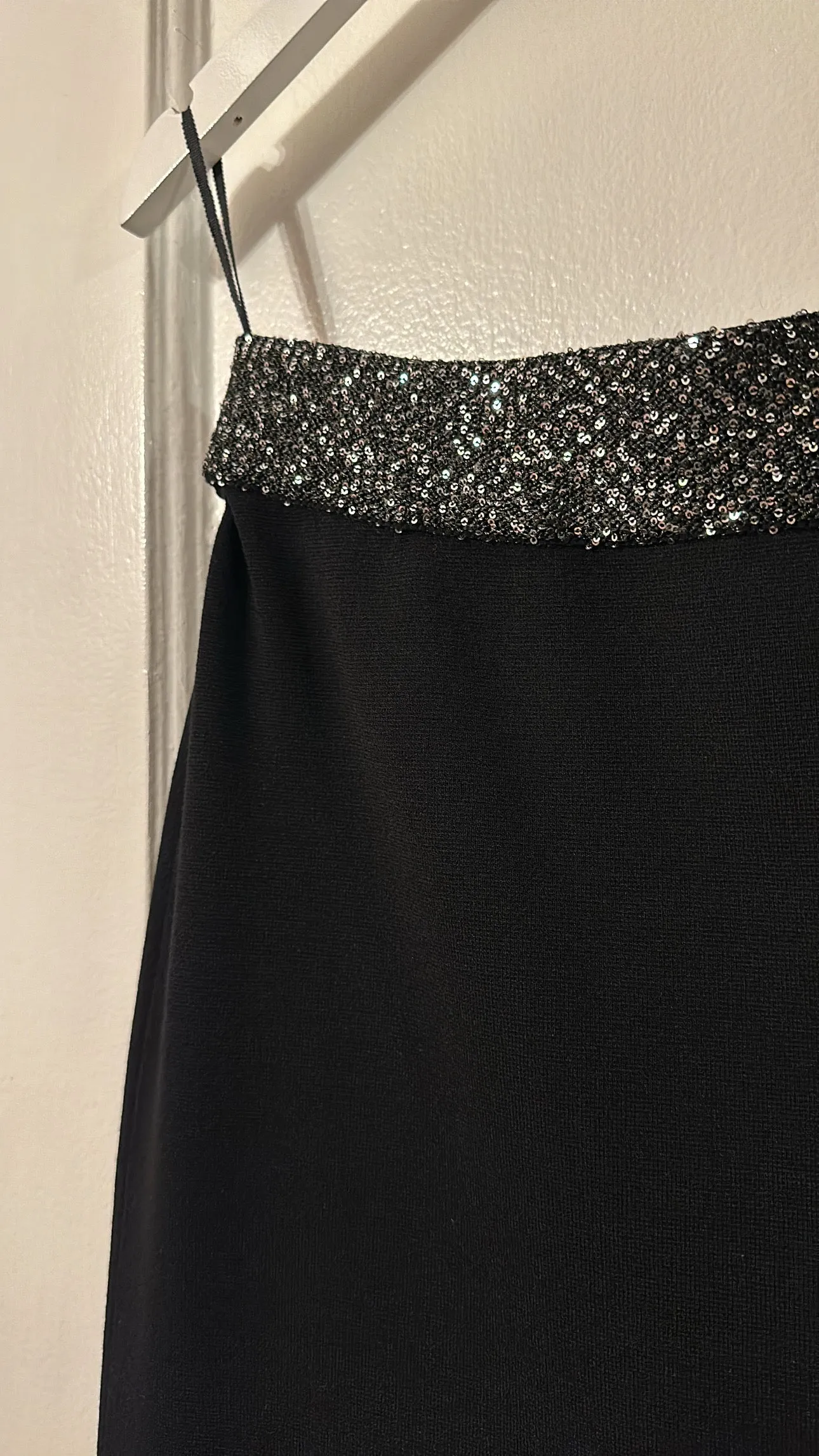 'Jane' Sequin Embellished Knit Midi Skirt