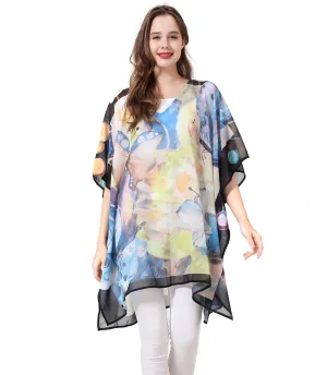 JC061916 Butterfly V-Neck Tunic