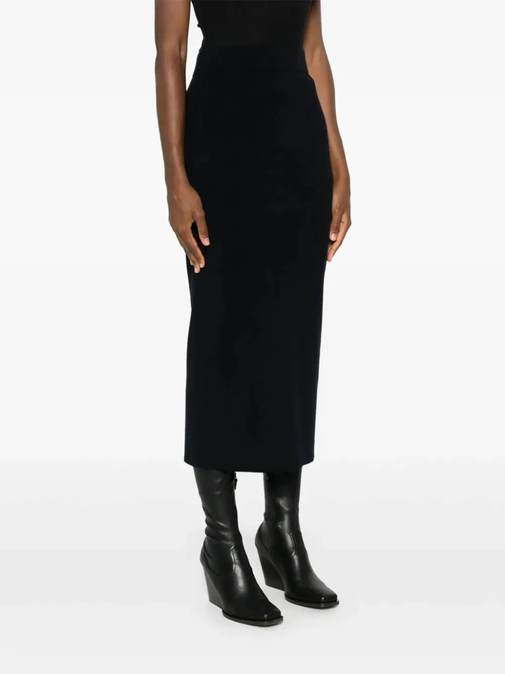 jersey pencil skirt