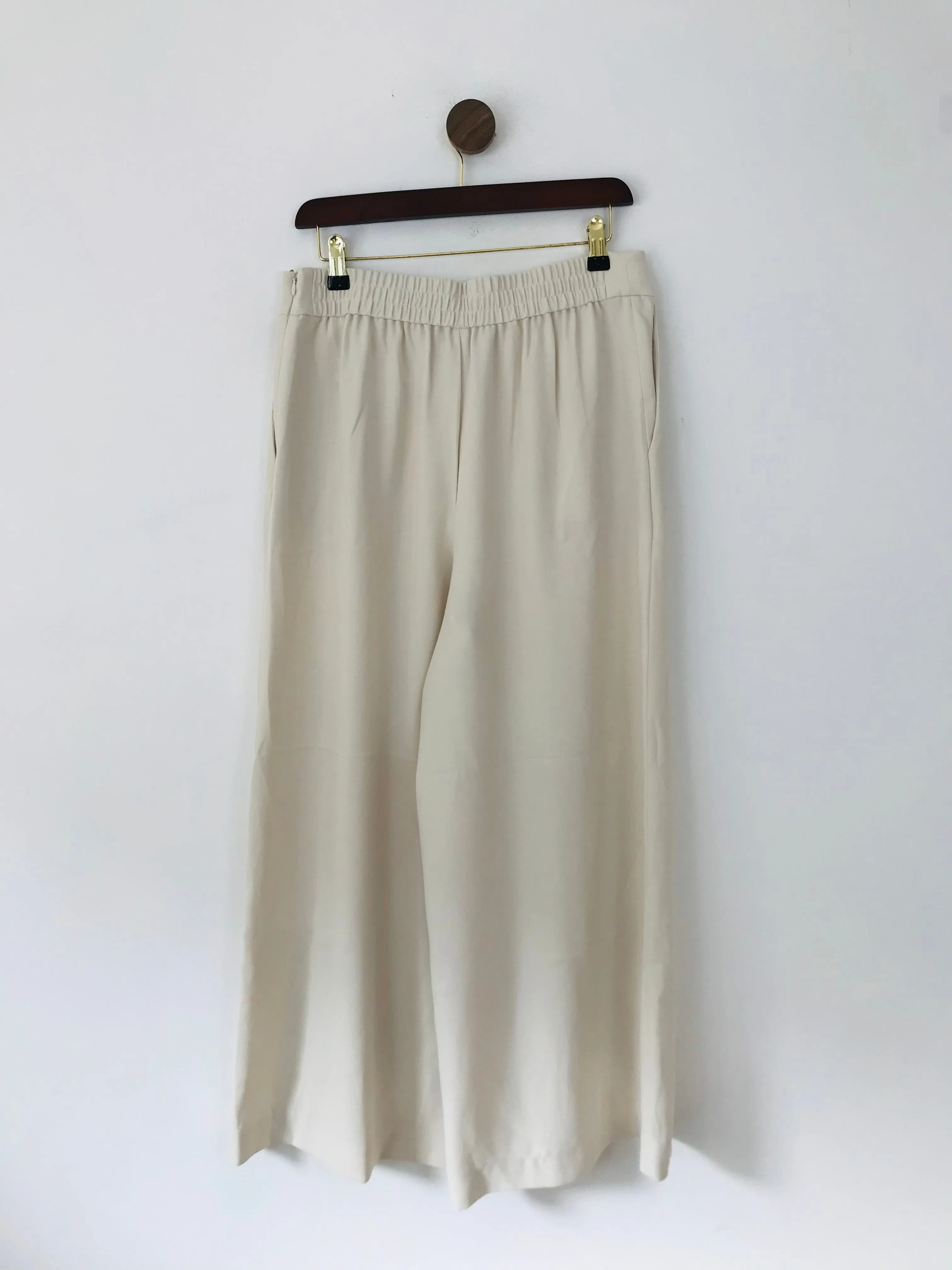 Jigsaw Women's Wide Leg Culottes Trousers | UK12 | White