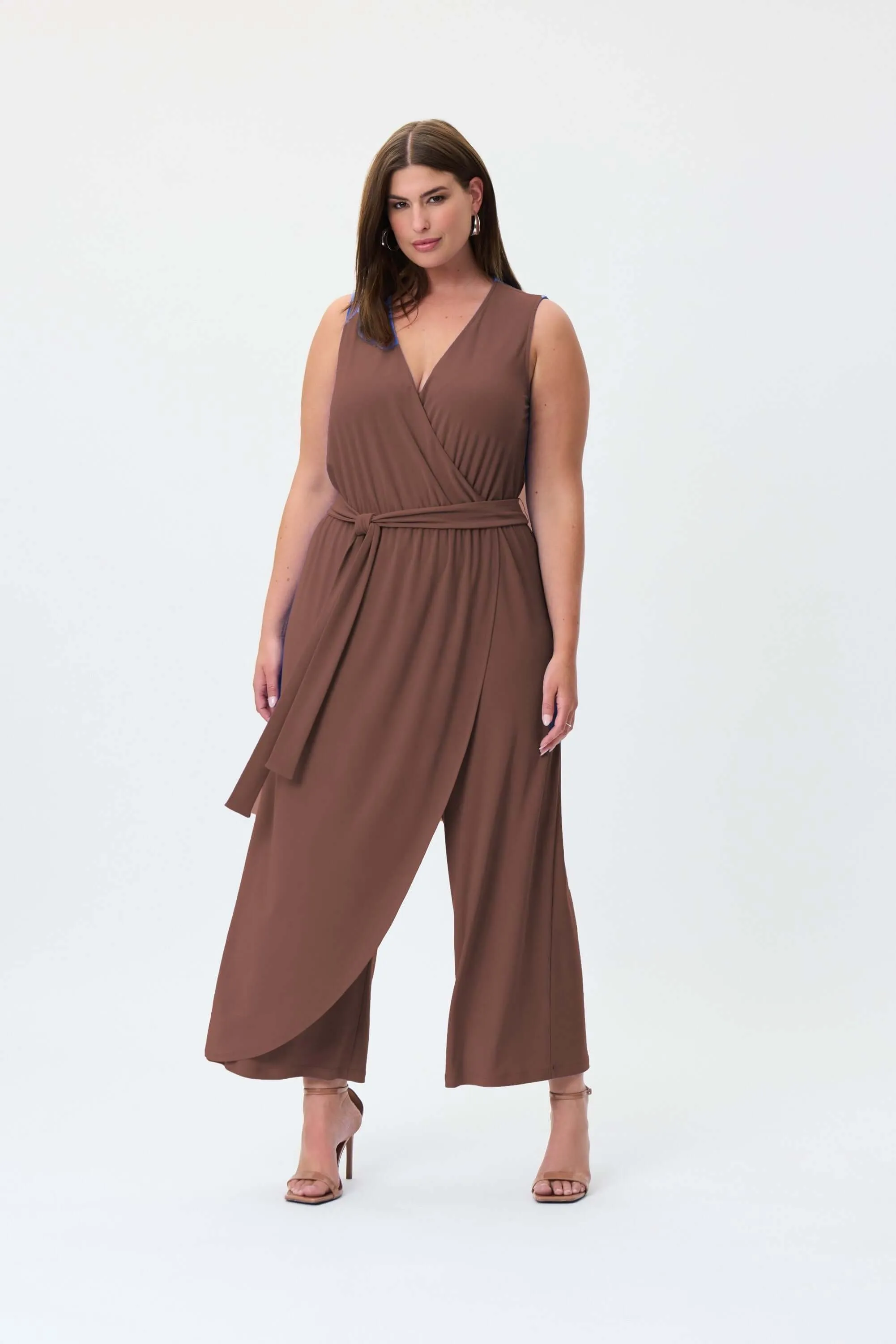 Joseph Ribkoff Forever Blue Jumpsuit in Espresso 232247