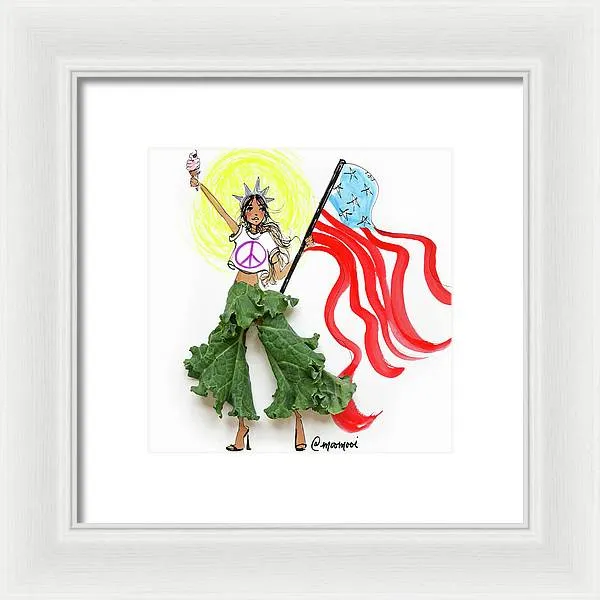 Kale Culottes - Framed Print