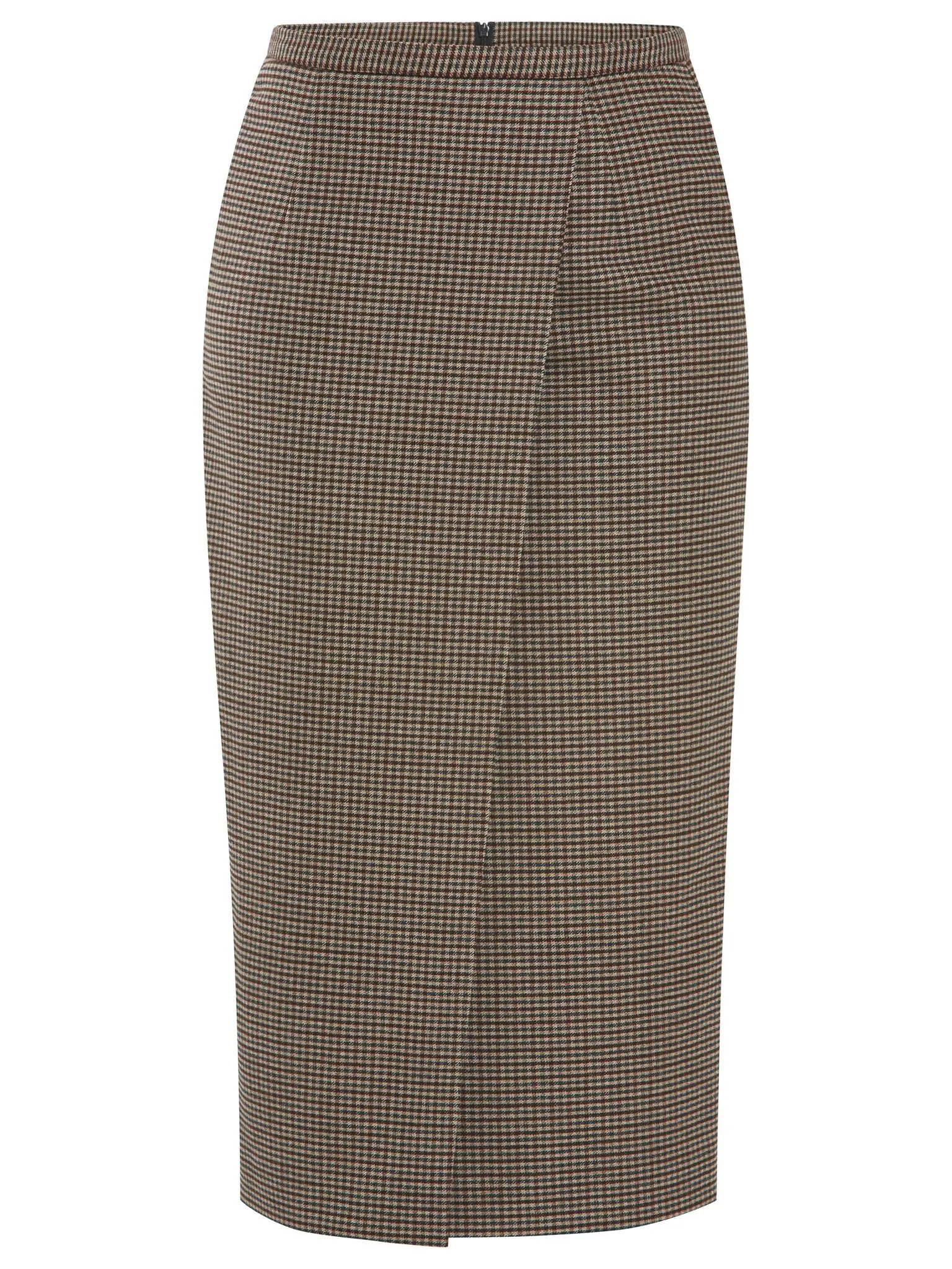 Maeve Micro Check Skirt