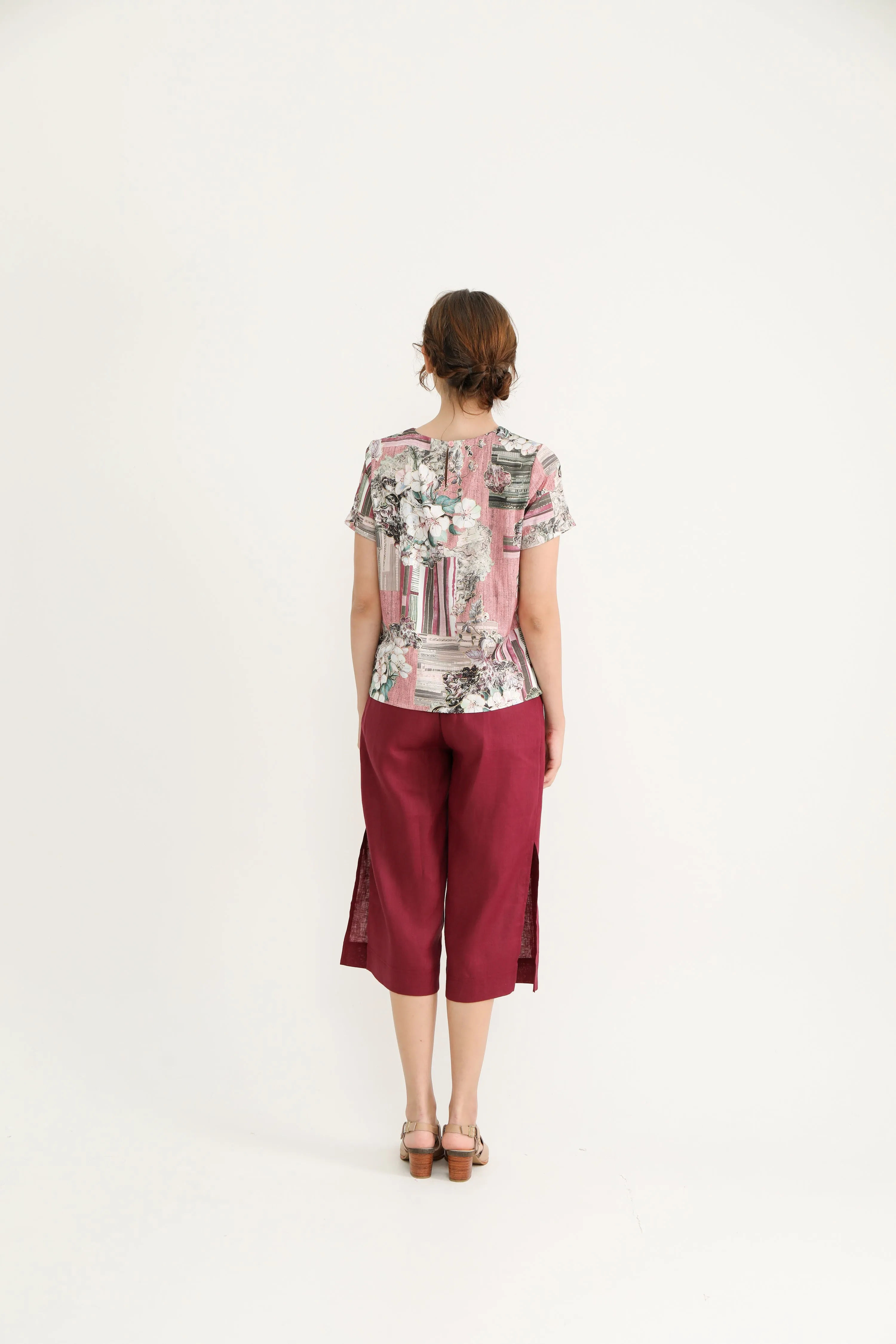Maroon Culottes  ( NEW )