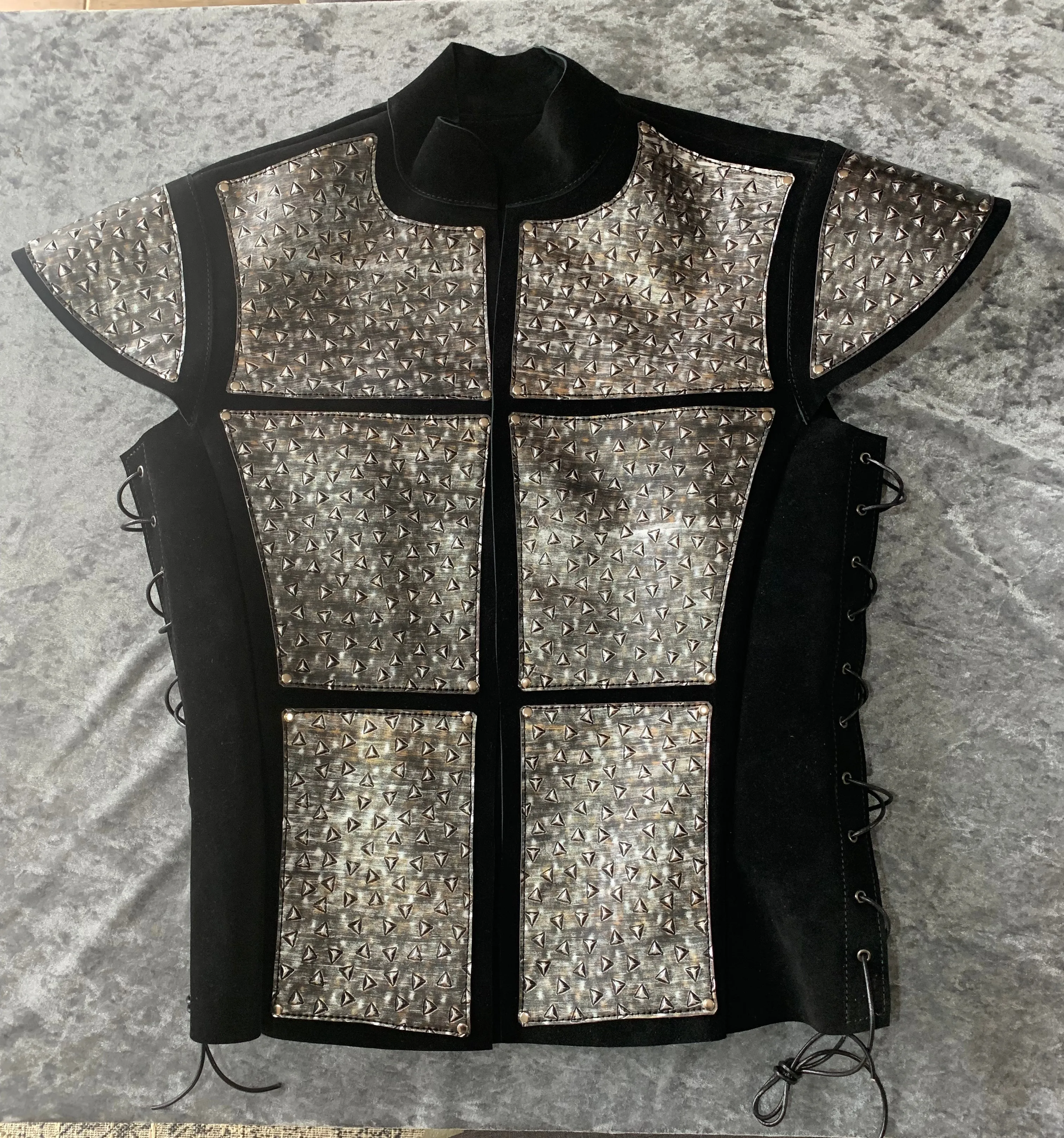 Medieval Suede Tunic or Jerkin with optional Buckle detail