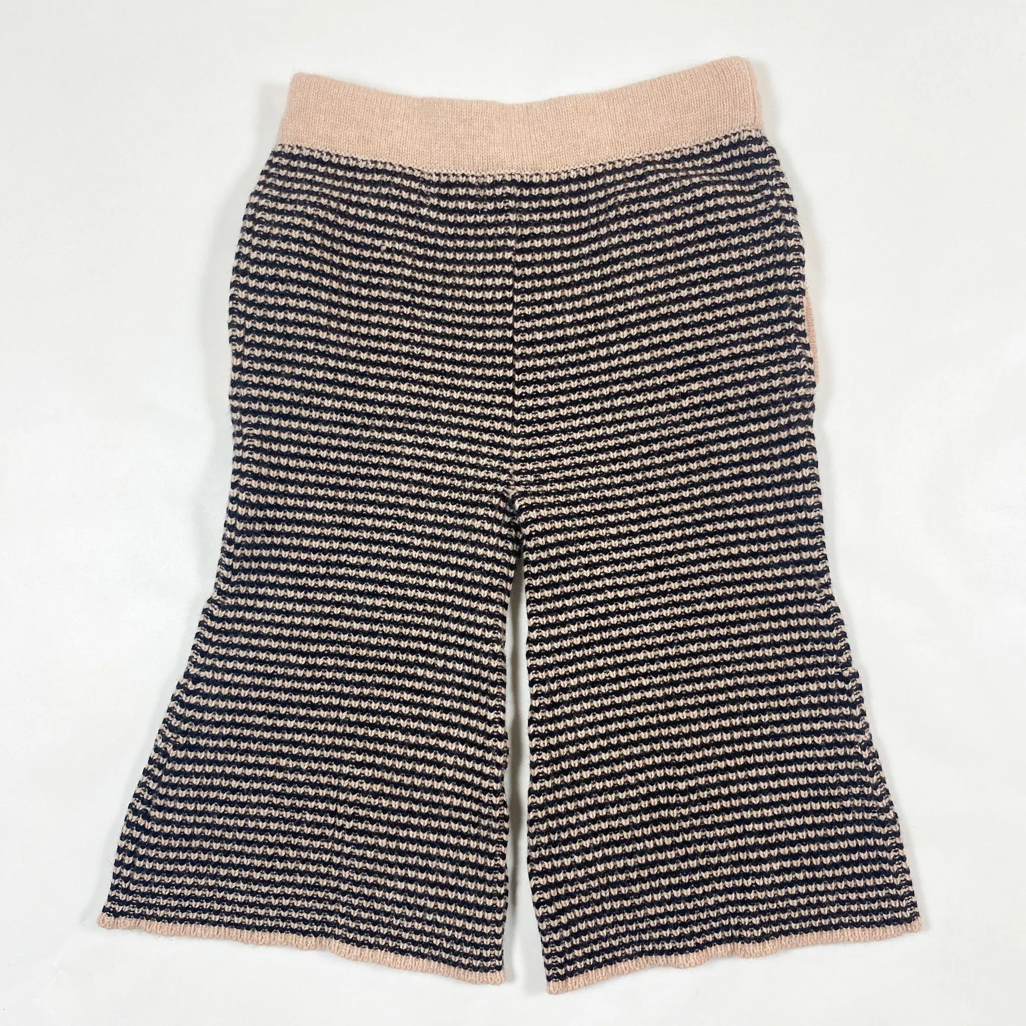 Morley black/beige knit culottes 4Y