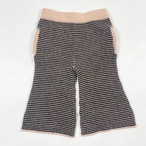 Morley black/beige knit culottes 4Y