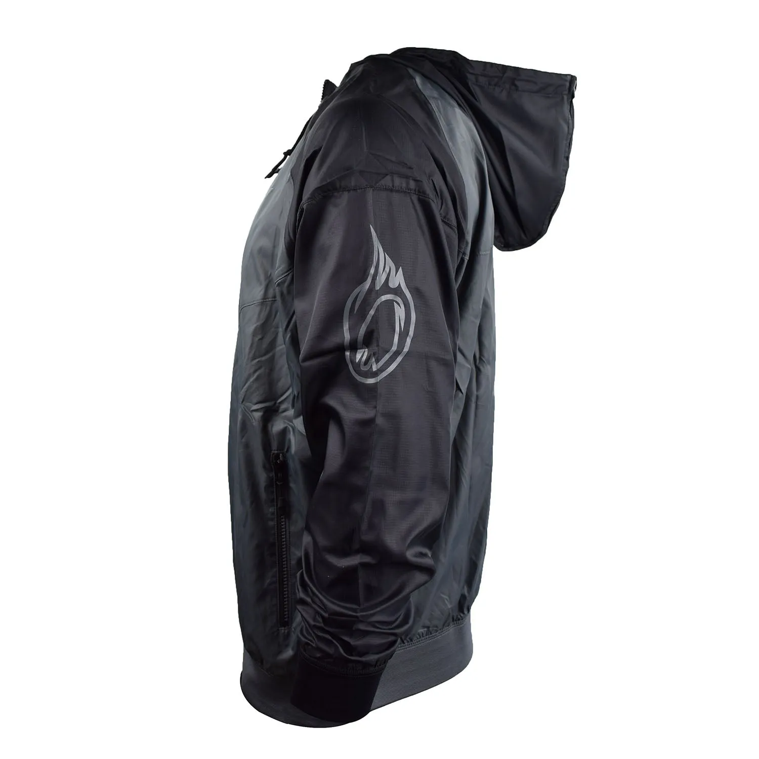 Nike Men's Mascot Split Windrunner Herren Full Zipped Jacket Black/Grey