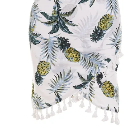 Overlap Mini Tassel Skirt