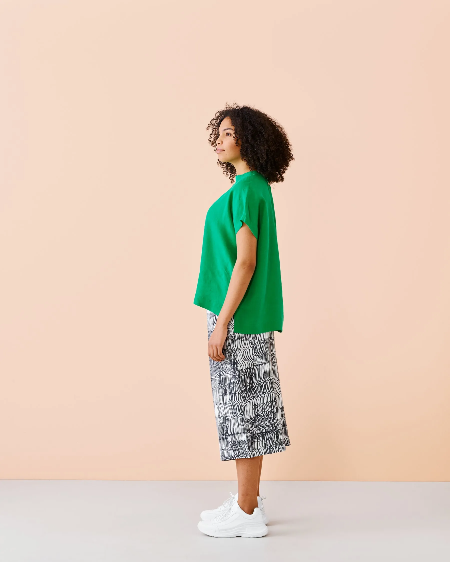 Papu Linen Culottes Waves Adults