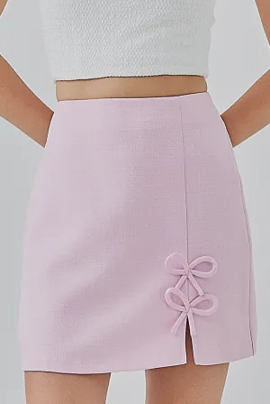 Priscilla Ribbon Mini Skirt