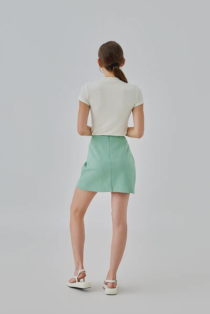 Priscilla Ribbon Mini Skirt