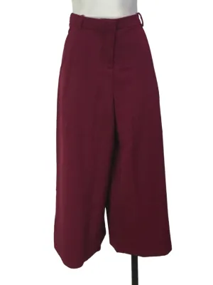 Red Plain Culottes