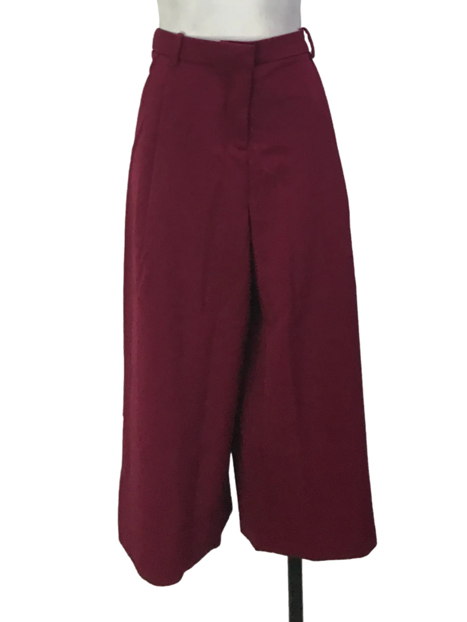 Red Plain Culottes