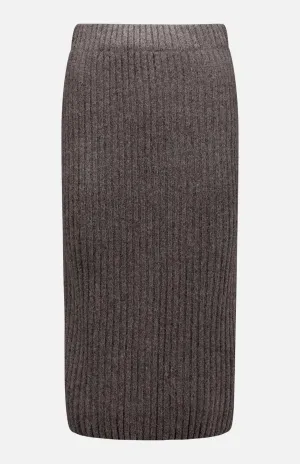 Ribbed Pencil Skirt