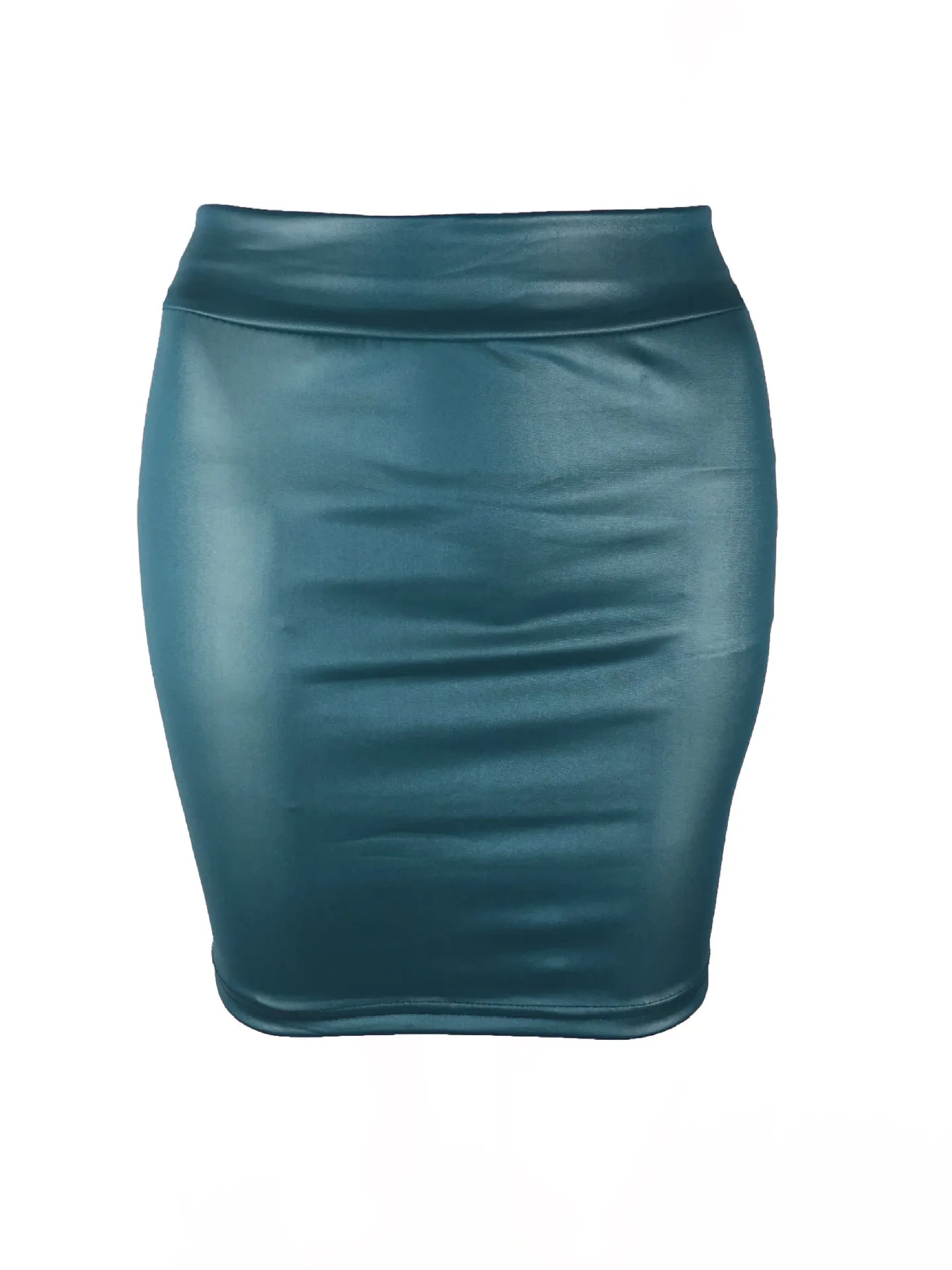 S-XL Korean Women Matt Summer Pencil Skirt